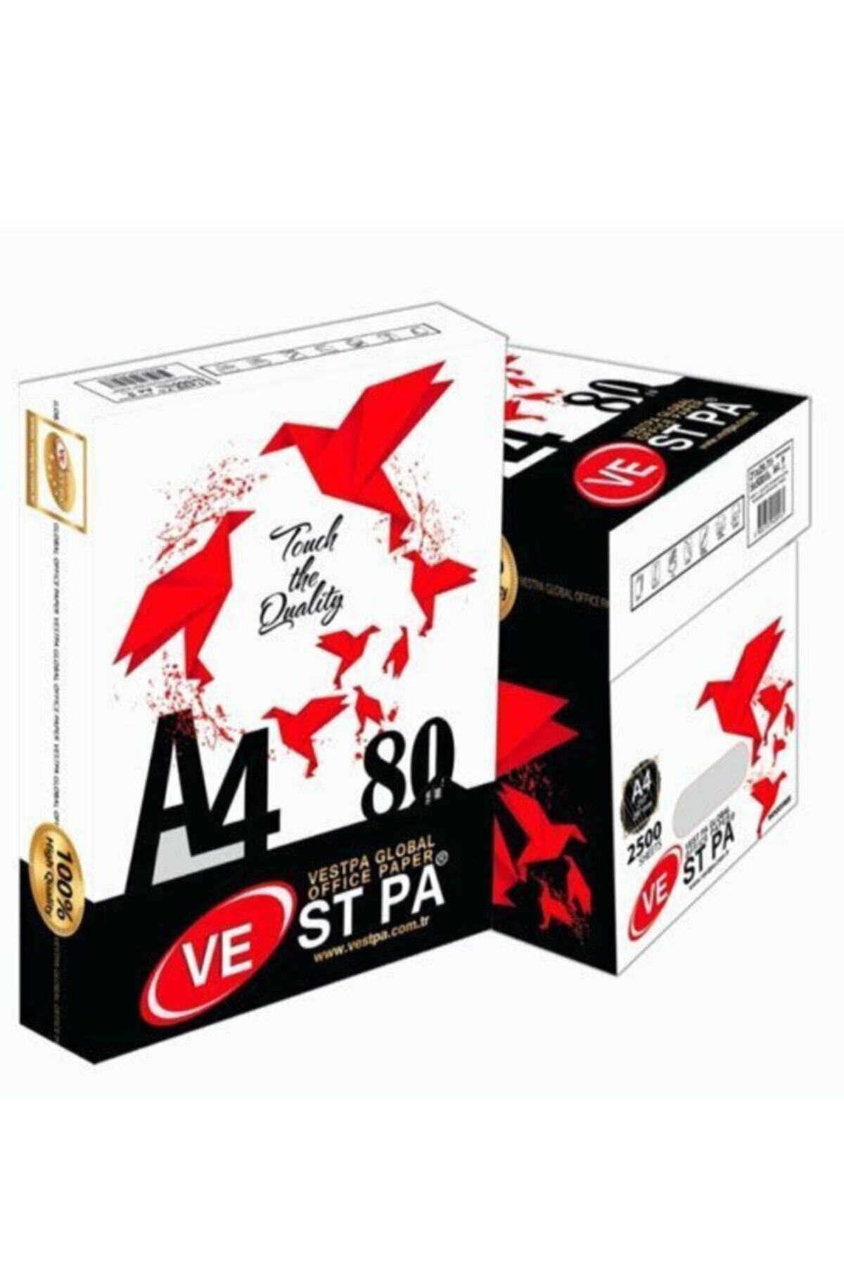 Vestpa Beyaz A4 Fotokopi Kağıdı 500 Adet 1 Paket 80gr