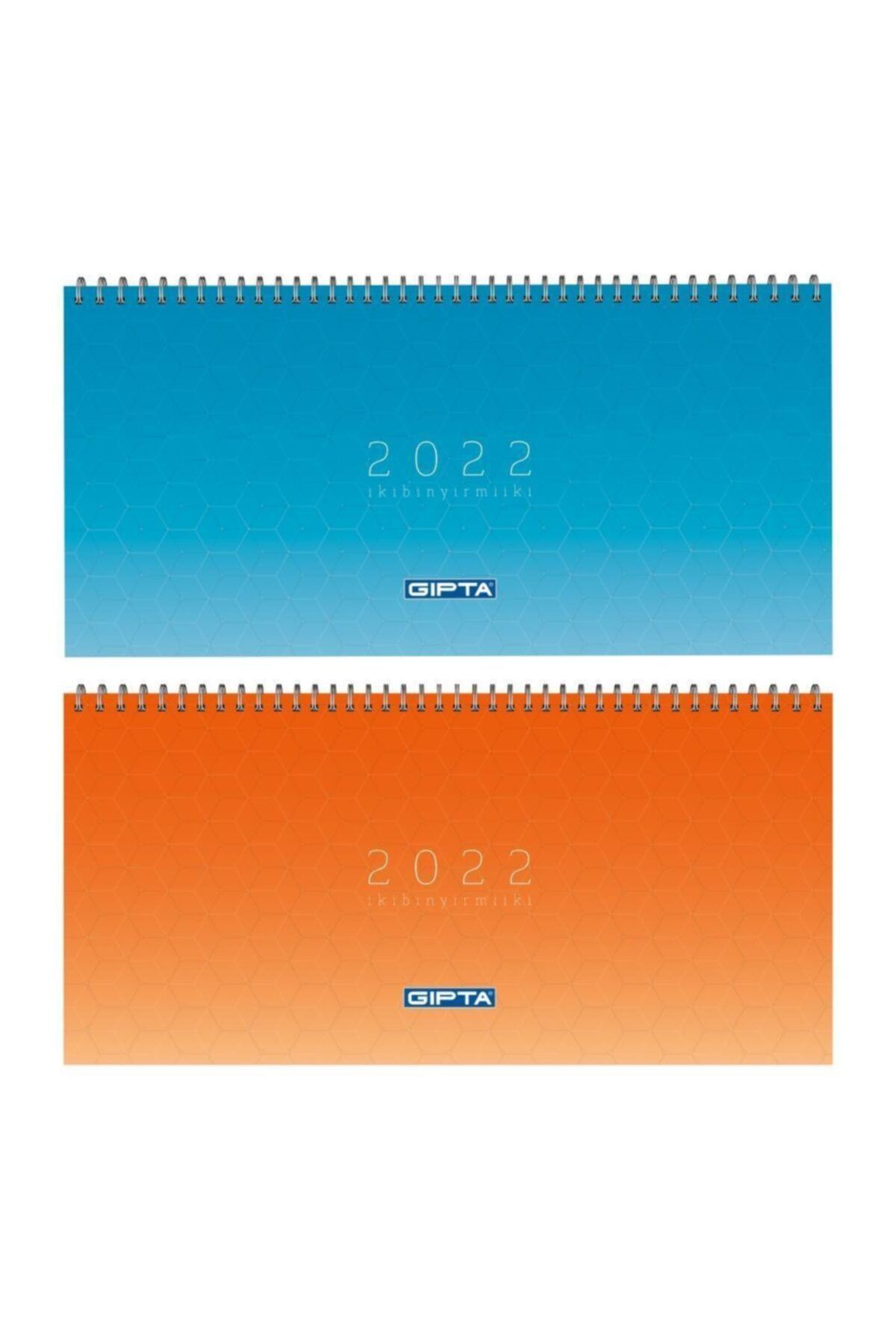 Gıpta 2022 Haftalık Spiralli Masa Takvimi 16 X 33 Cm 2 Adet