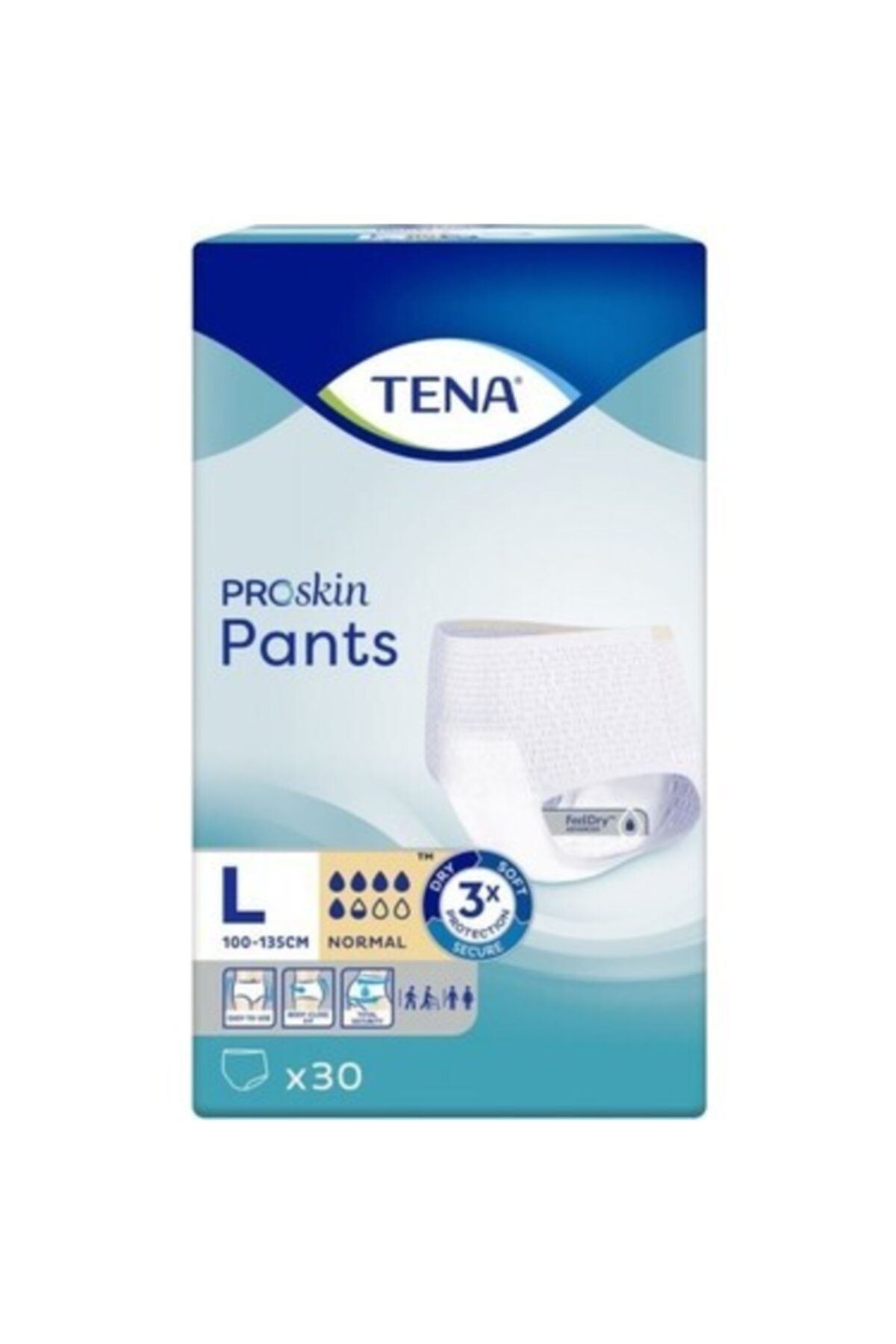 TENA 5,5 Damla Emici Külot Large (büyük Boy) 30 Adet
