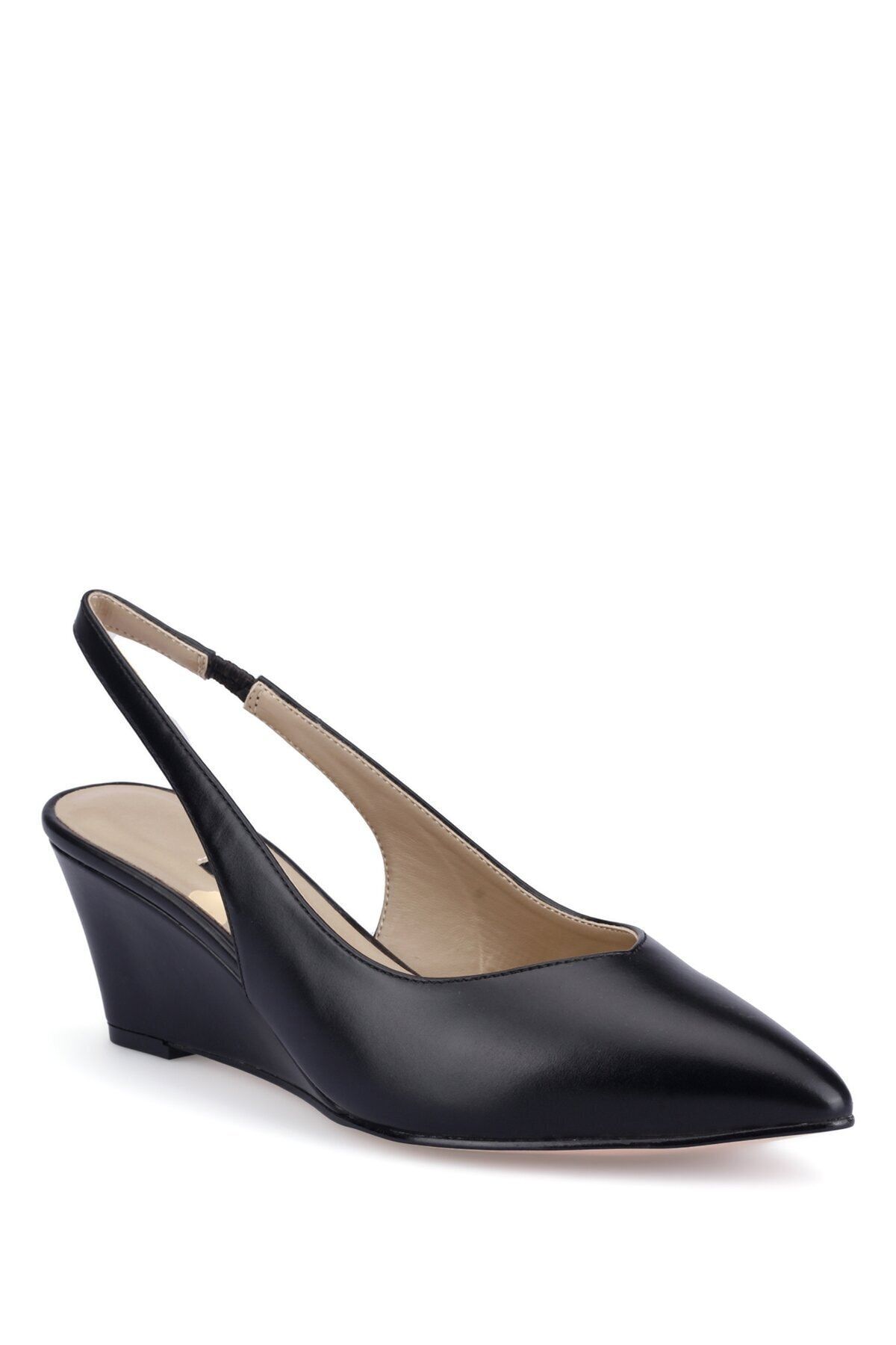 Nine West Siyah Kadın Dolgu Topuklu Ayakkabı
