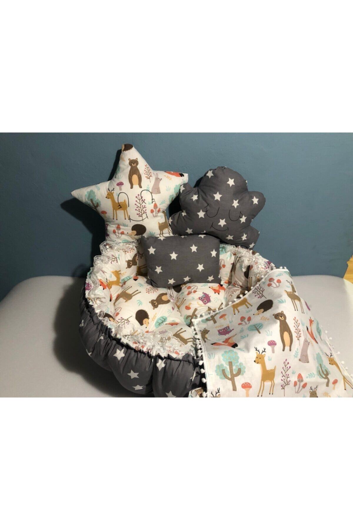 BABYNESTSOFFİCİAL Yuvarlak Babynest \\ Oyun Minderi