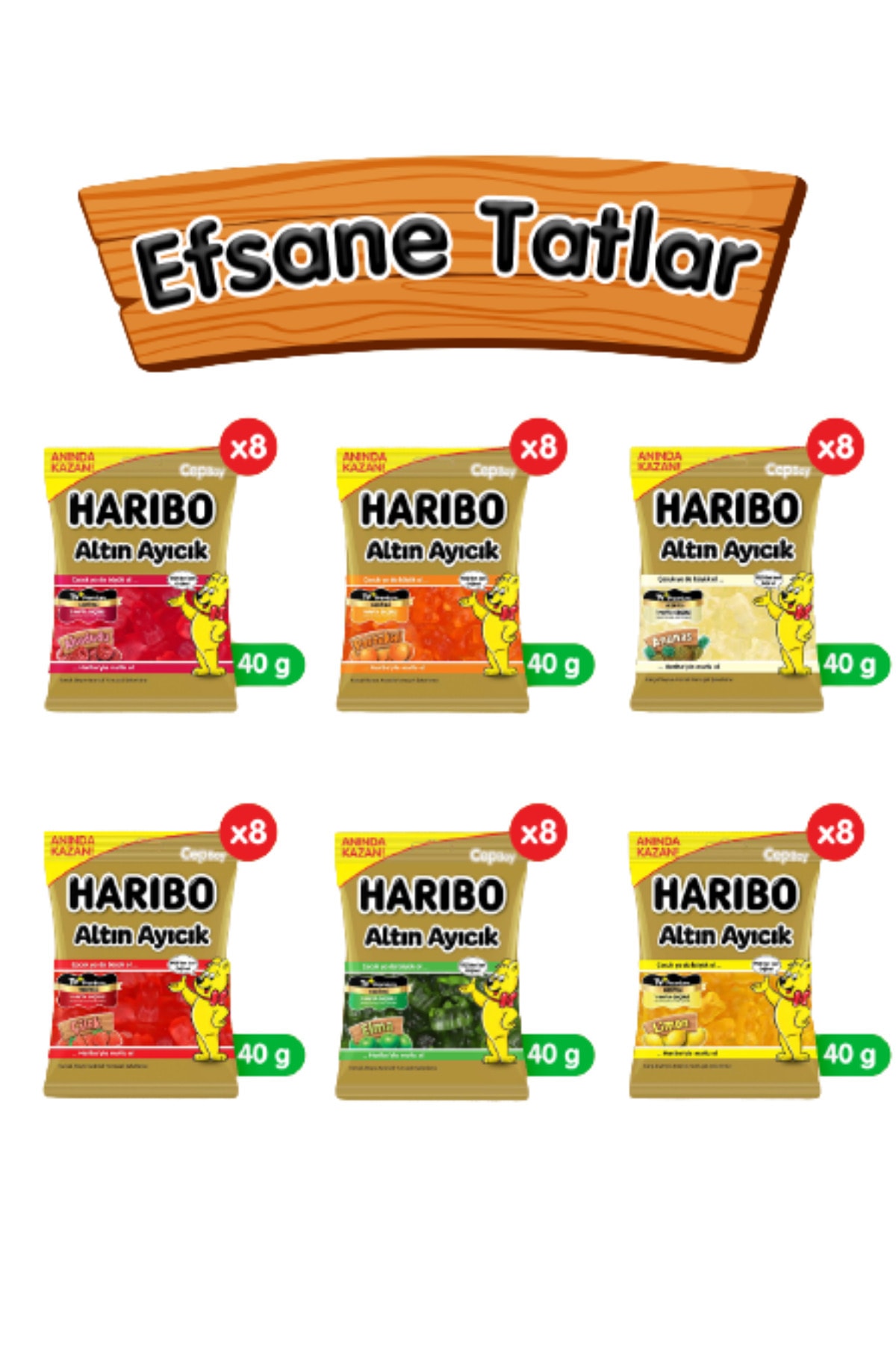 Haribo Efsane Tatlar Paketi