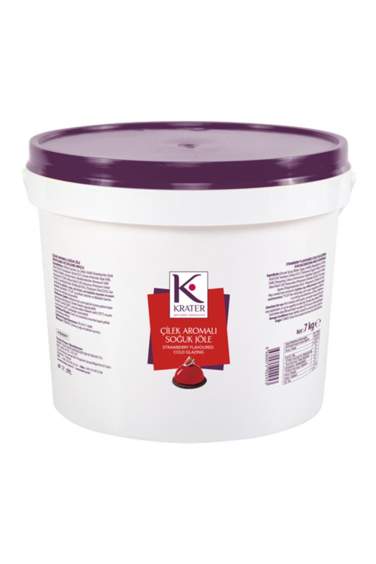 Krater Çilek Aromalı Jöle 7 kg