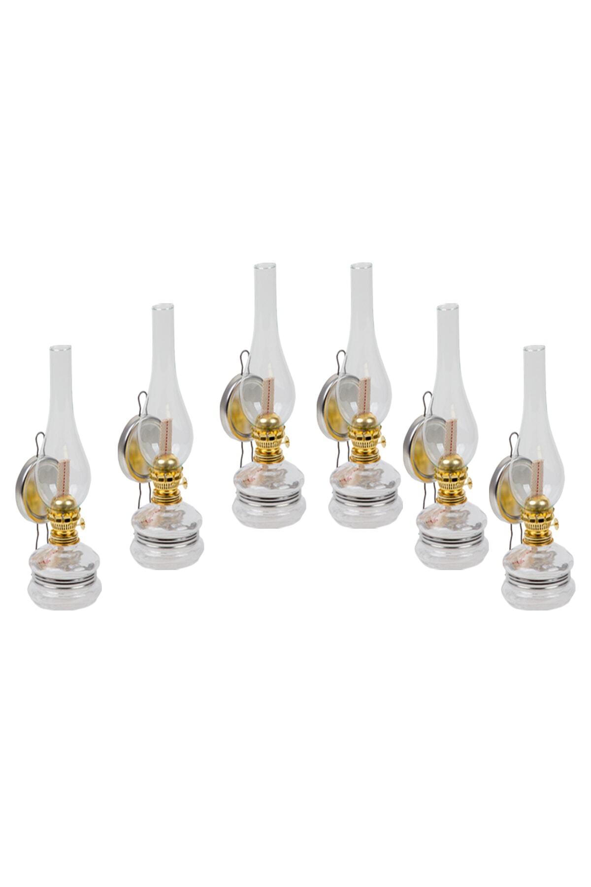 ŞEHRİMOSTARKIRK1 Gaz Lambası Şeffaf 6 Lı Set