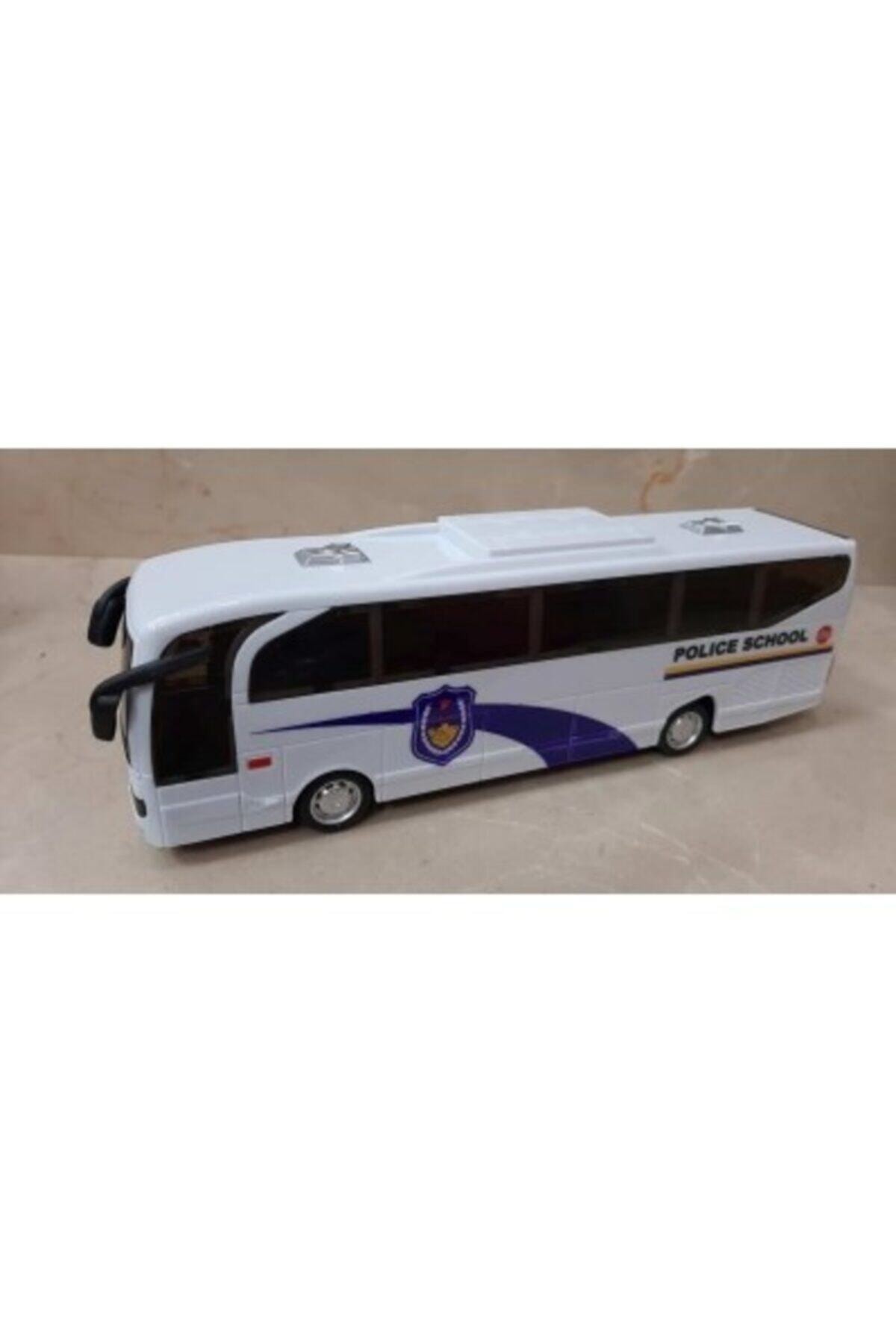 Planes Oyuncak Pilli Sürtmeli Sesli Işıklı Otobüs 23 Cm Kaliteli Oyuncak Otobüs
