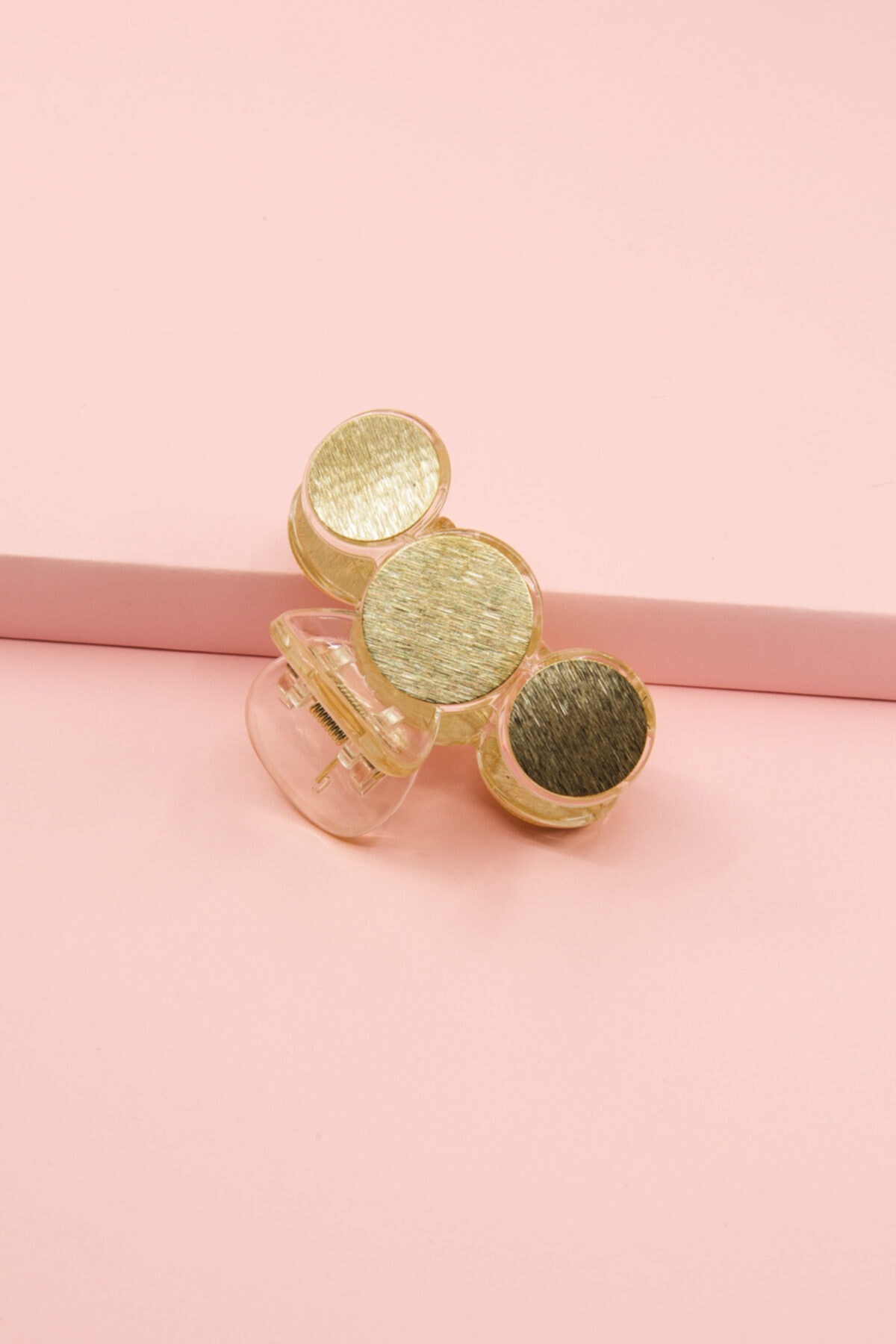 H&E DESIGN Kadın Gold Tarz Mandal Toka