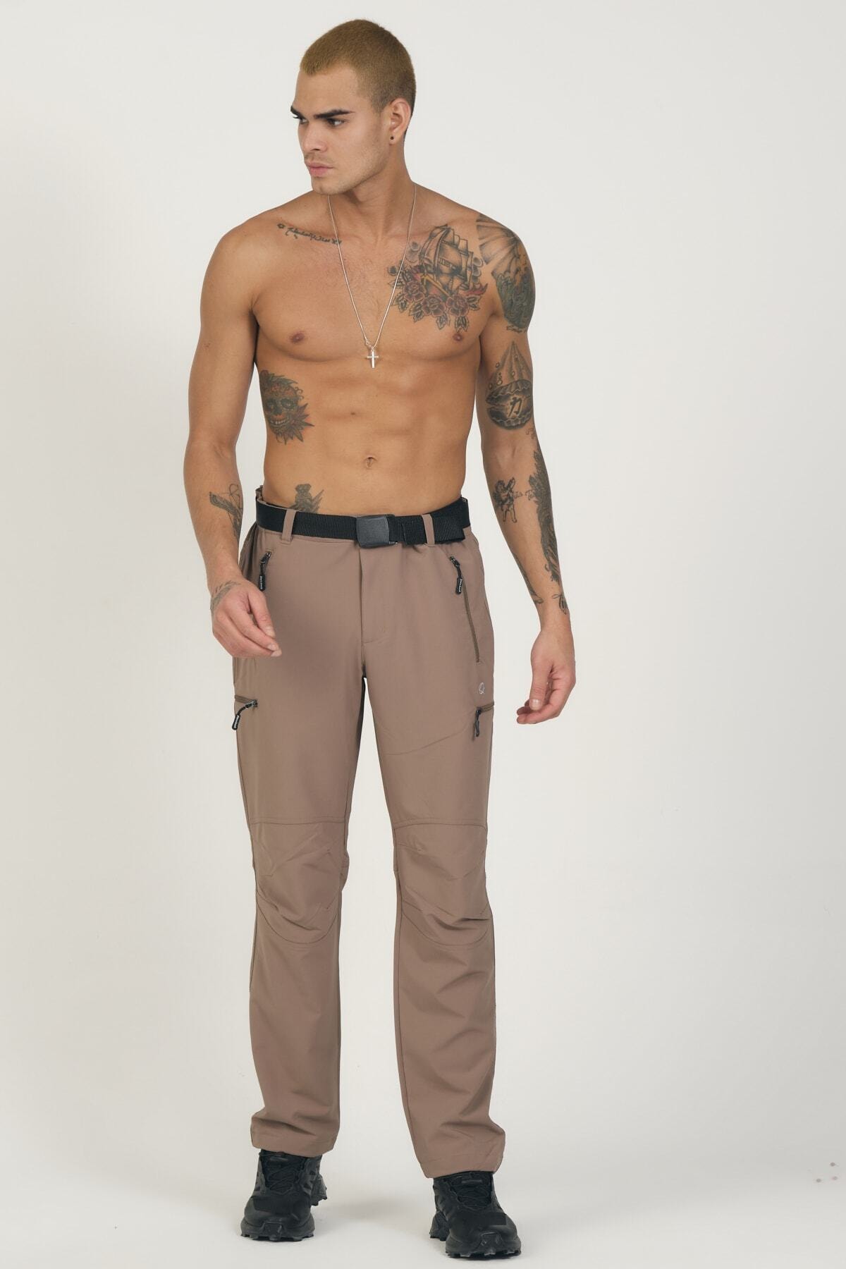 Q Steinbock Erkek Bej Outdoor Pantolonu