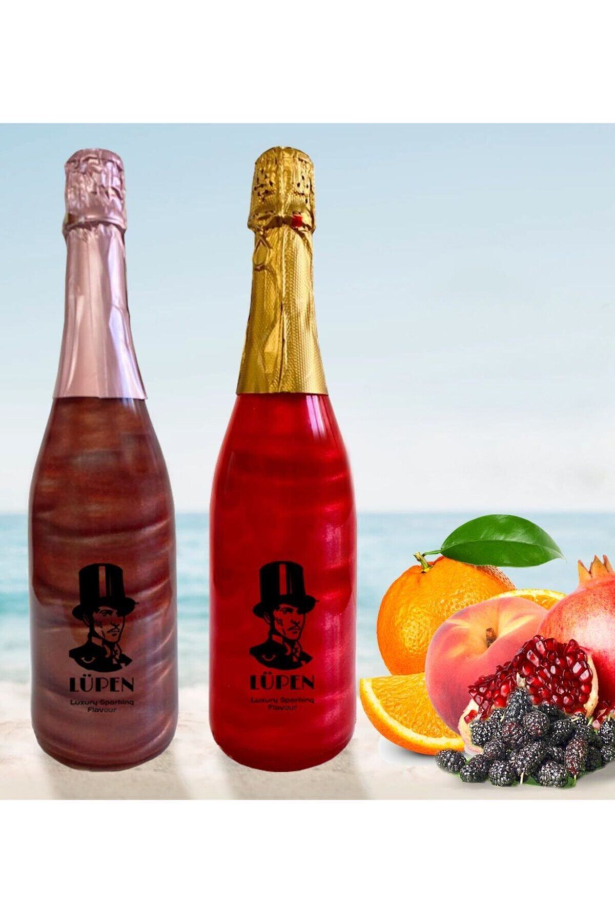 Lüpen Simli Lux Sex On The Beach Karadut Aromalı 750 Ml Gazlı İçecek 2 Adet
