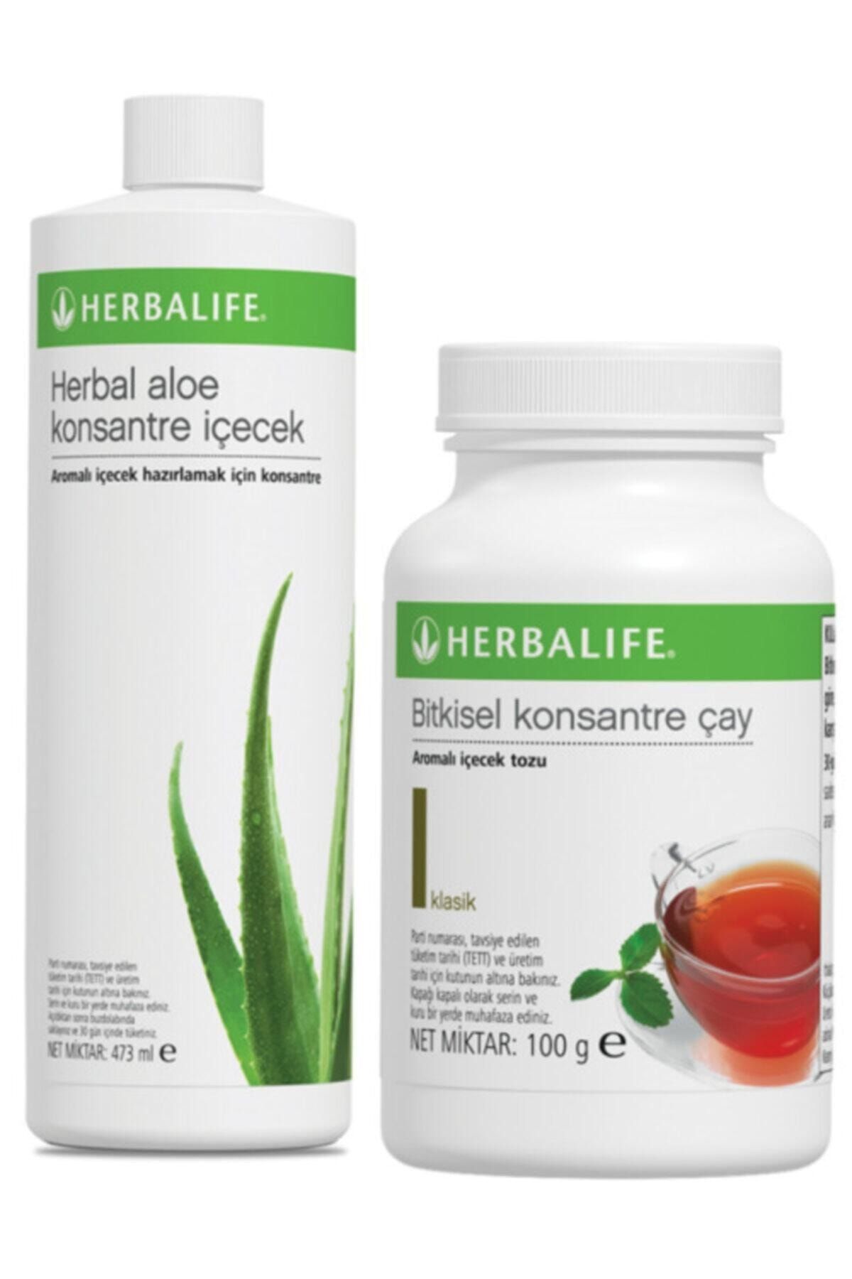 Herbalife Set Aloe Konsantre Içecek Klasik 100 g Çay
