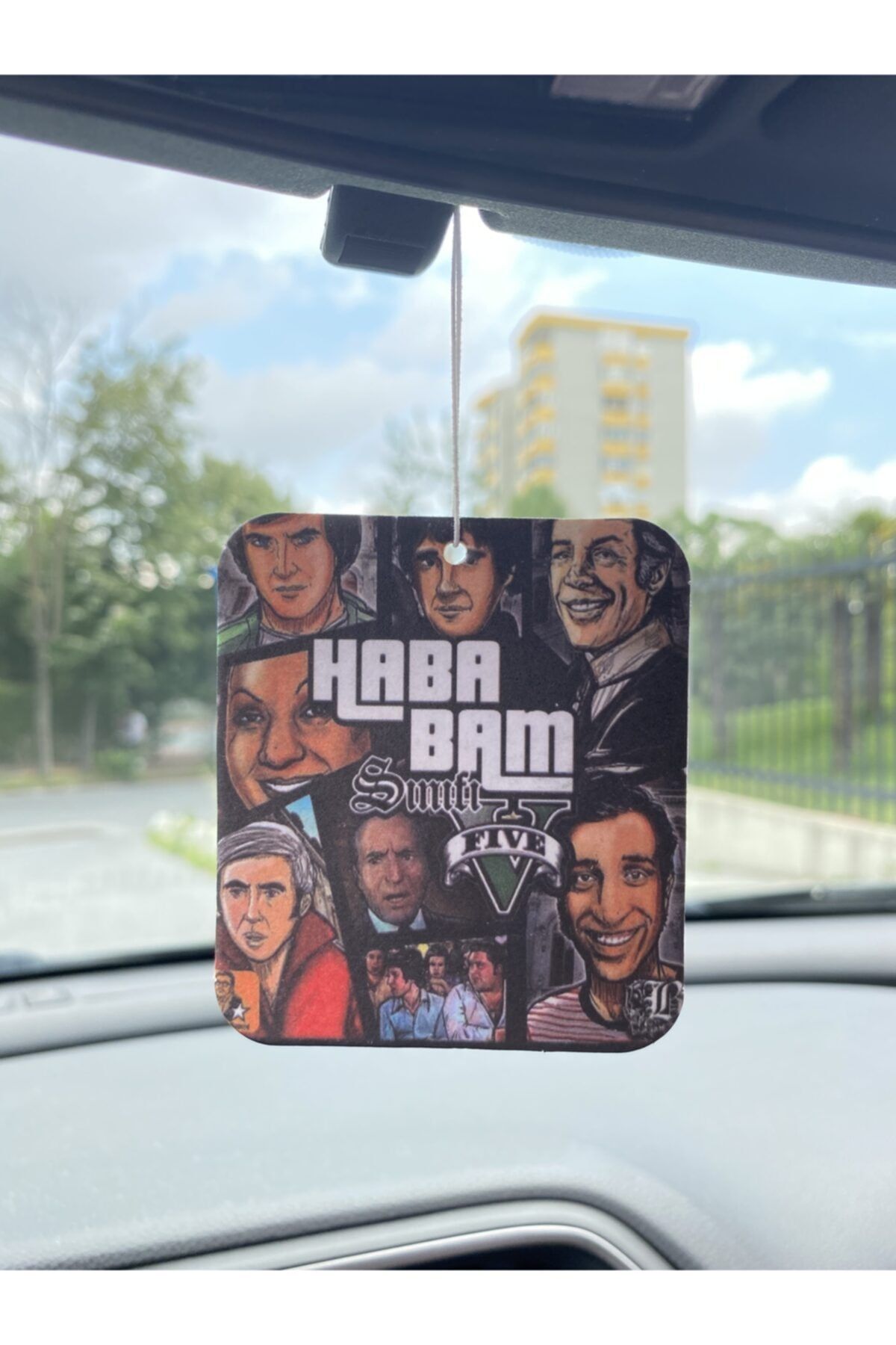 odaburada Hababam Sınıfı Figürlü Dekoratif Oto Asma Koku 5'li Paket (kavun Esanslı)