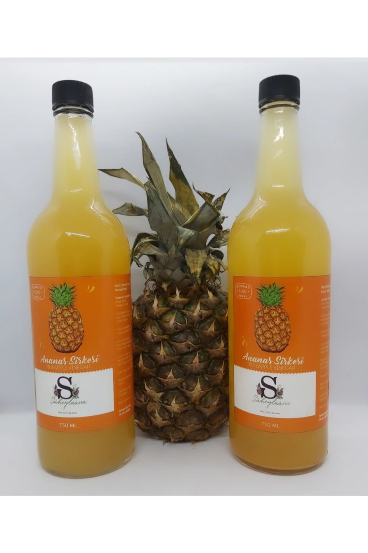 Süheylaana Doğal Ananas Sirkesi 2 Adet 750 Ml