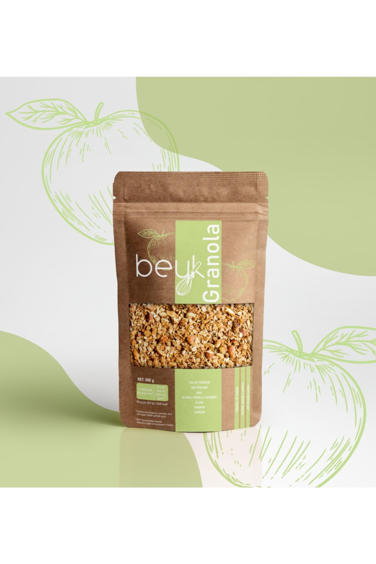 Beyk Bakery & Catering Granola Badem Elma 300 g