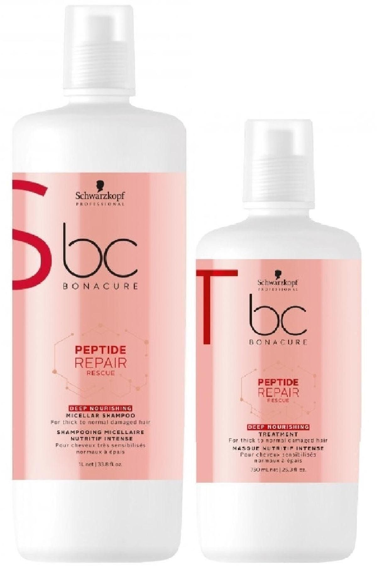 BC Bonacure Peptide Acil Kurtarma Derin Besleme Micellar 2 Li Set