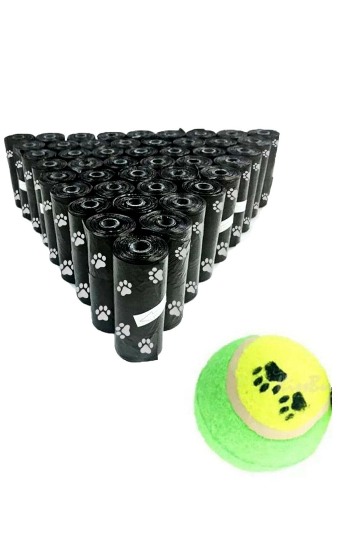 Kyrotech Köpek Kaka Poşeti 24'lü Eko Set Kedi Dışkı Torbası (360 Adet) Ve Evcil Hayvan Eğitim Topu