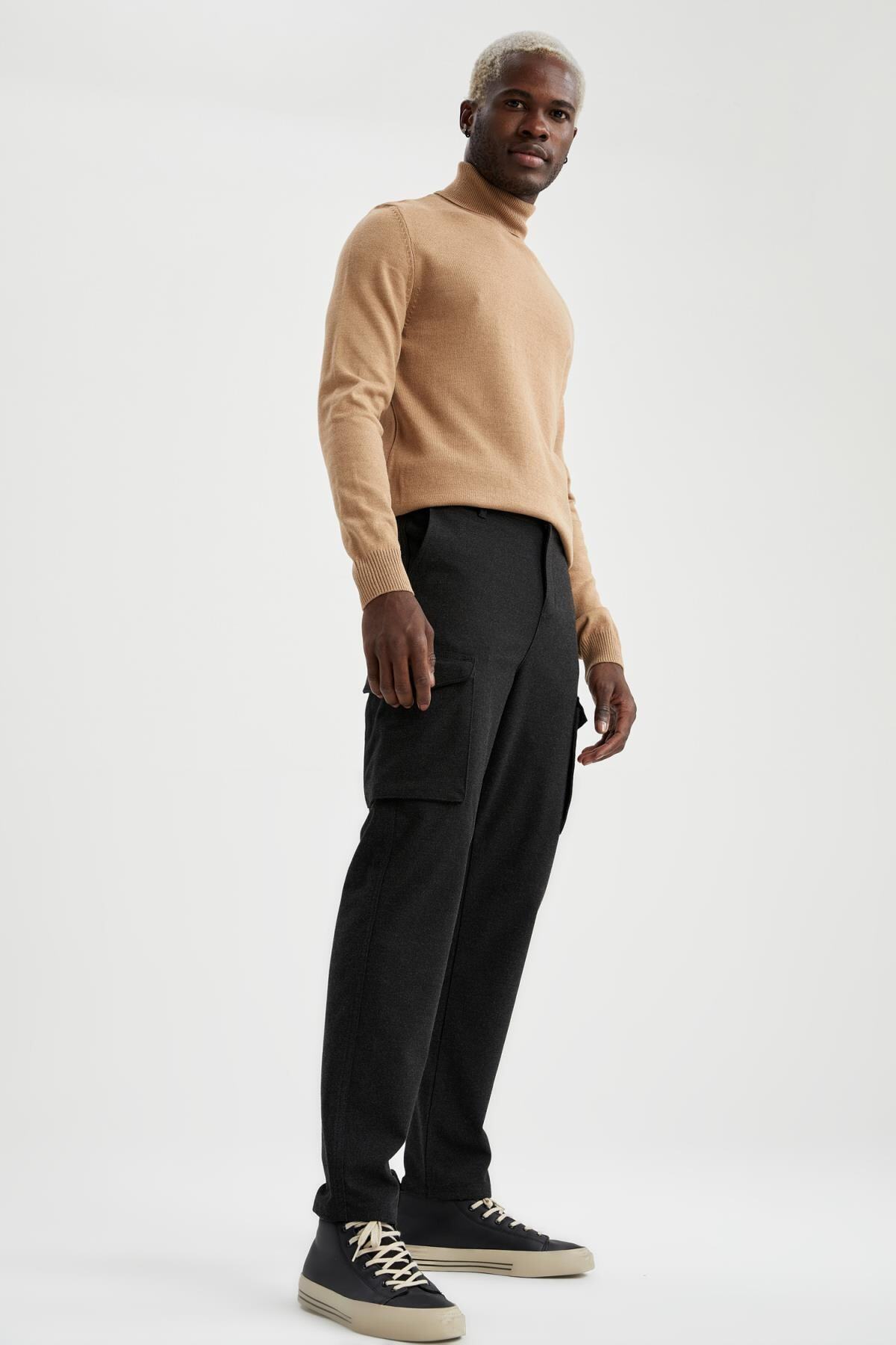 DeFacto Regular Fit Kargo Cepli Pantolon