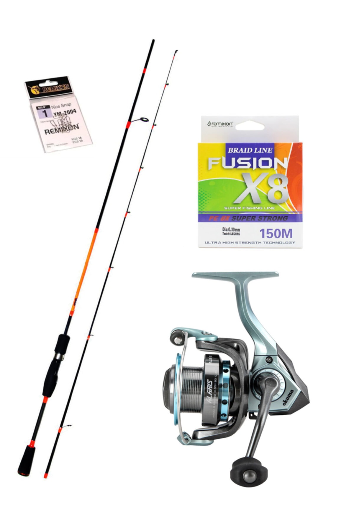 Okuma Fujin Salty Rugger Aji 230cm - Alaris 20 Lrf Olta Seti