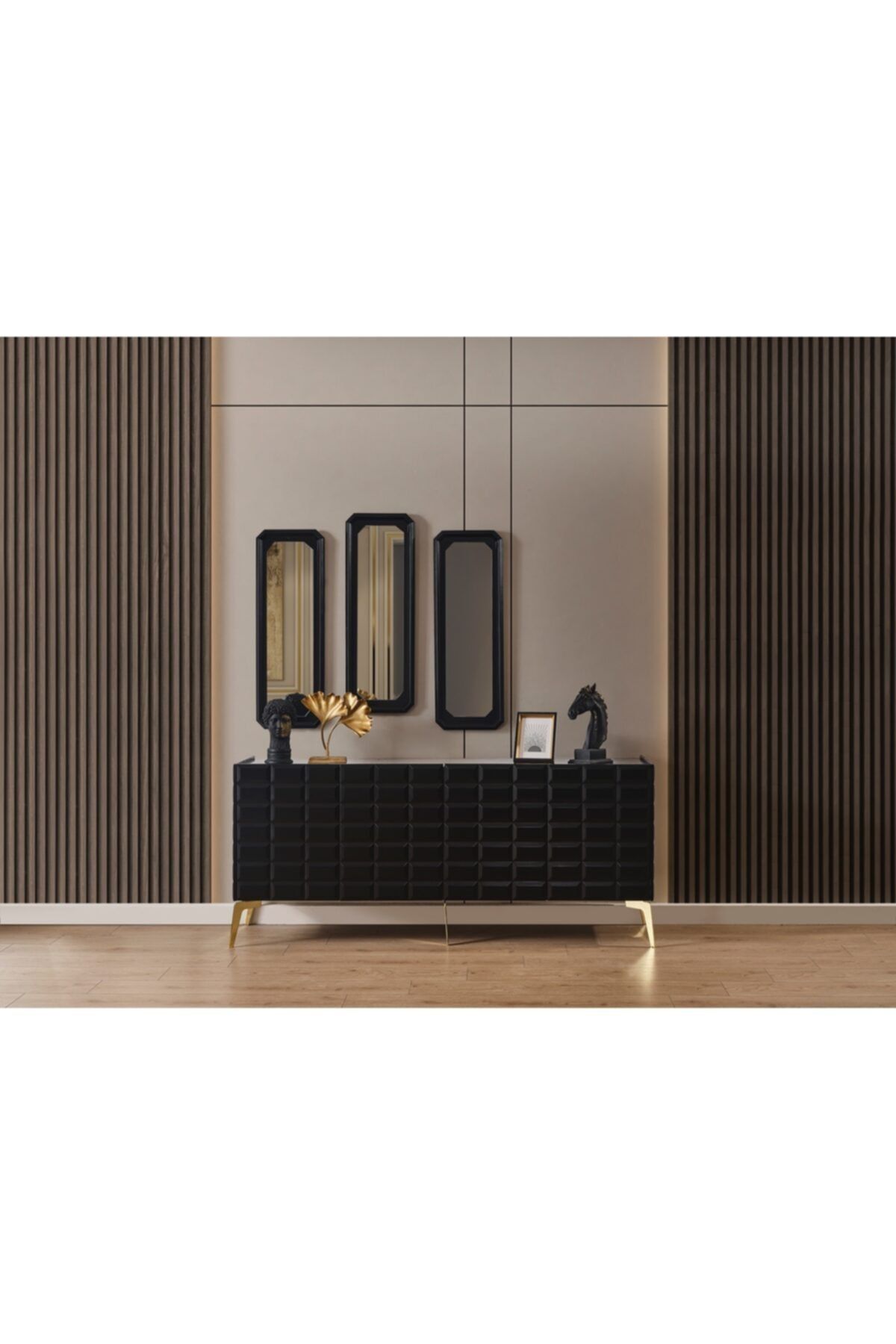 Rivello Piramit Konsol Siyah