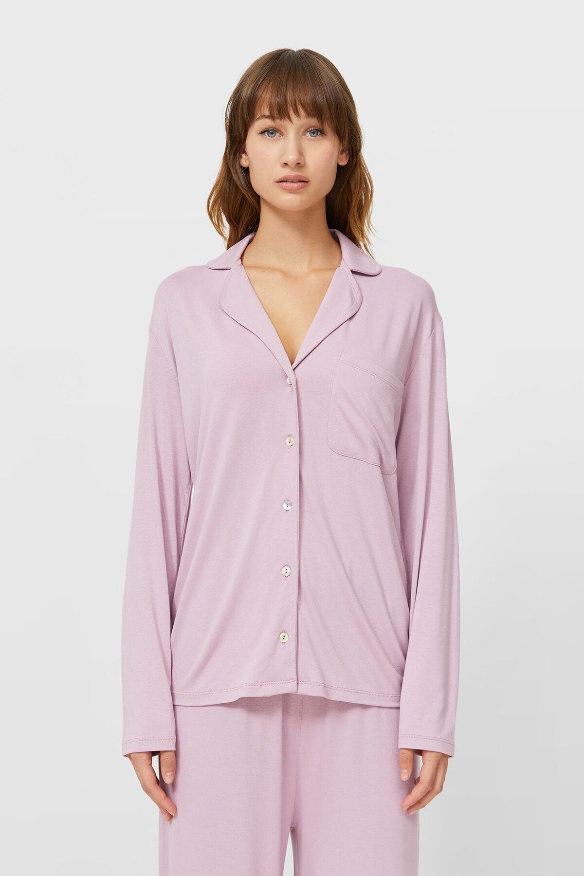Stradivarius Triko Pijama Gömlek