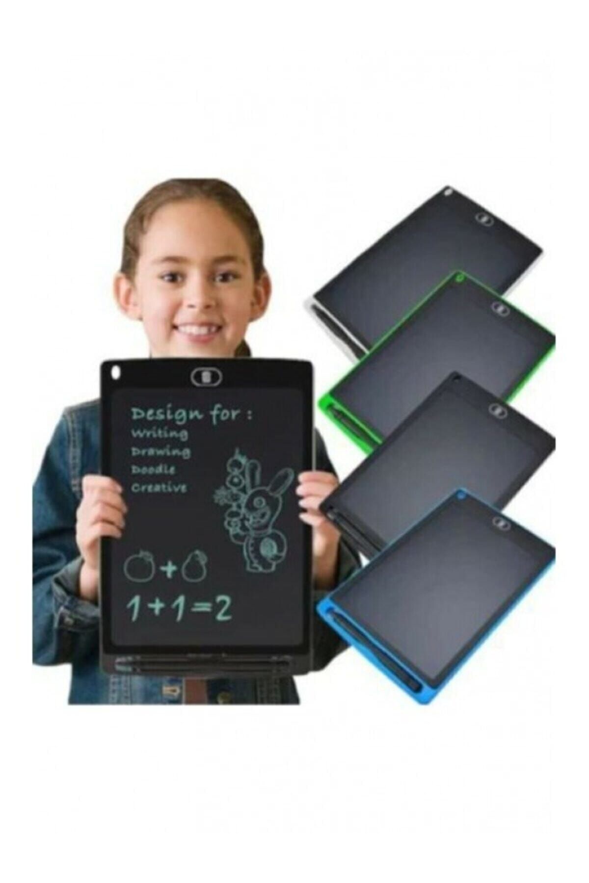 Raicon Yeşil Lcd Yazı Tahtası Lcd Writing Tablet 8,5 Inç Boyama Çizim Alıştırma Hesap Grafiti