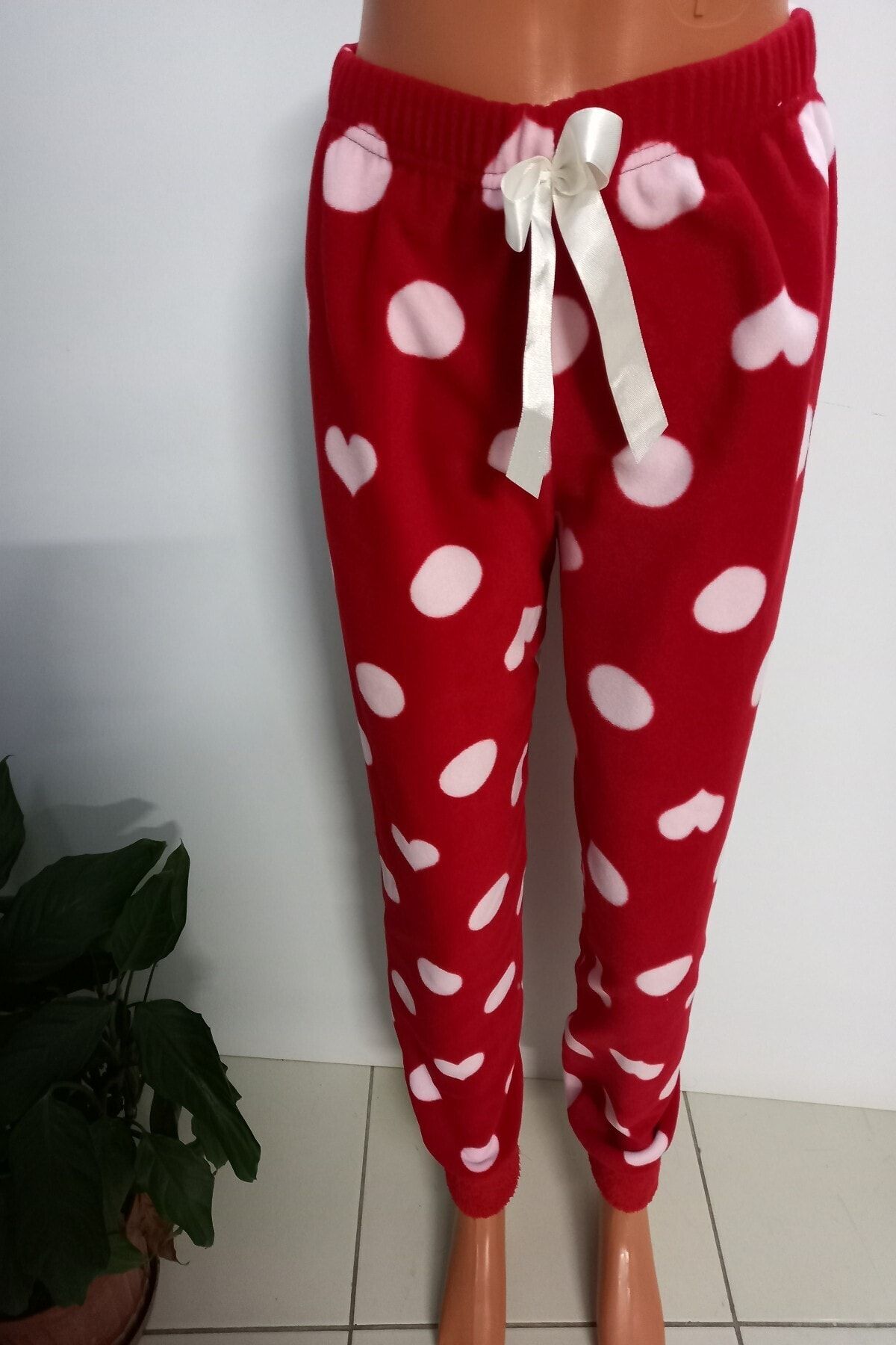 ELİTOL Kadın Tek Alt Polar Pijama