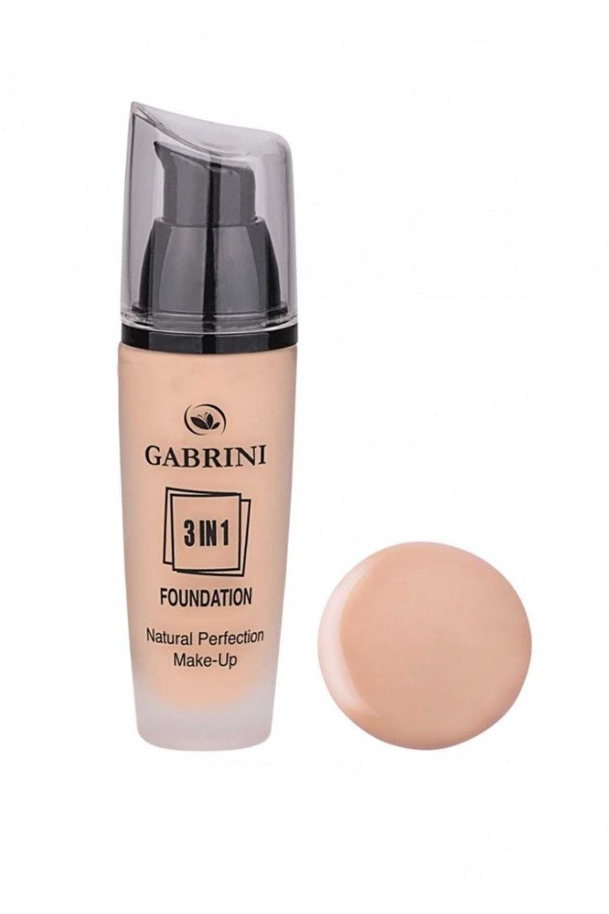 Gabrini Fondöten - 3 in 1 Glass Foundation 03 8696814063830