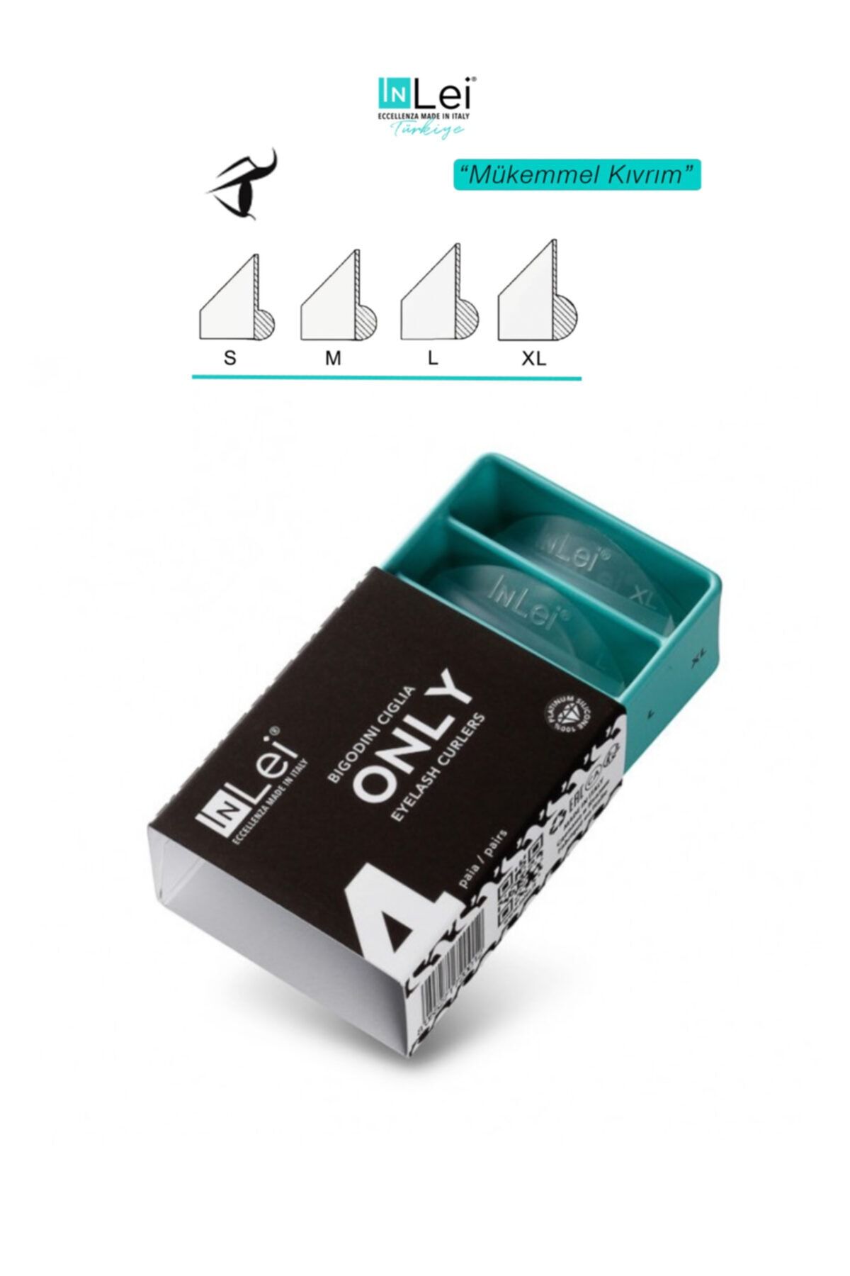 İnLei ® “only” Kirpik Kıvırıcı Lifting, Laminasyon Silikon Set Bigudi Ped