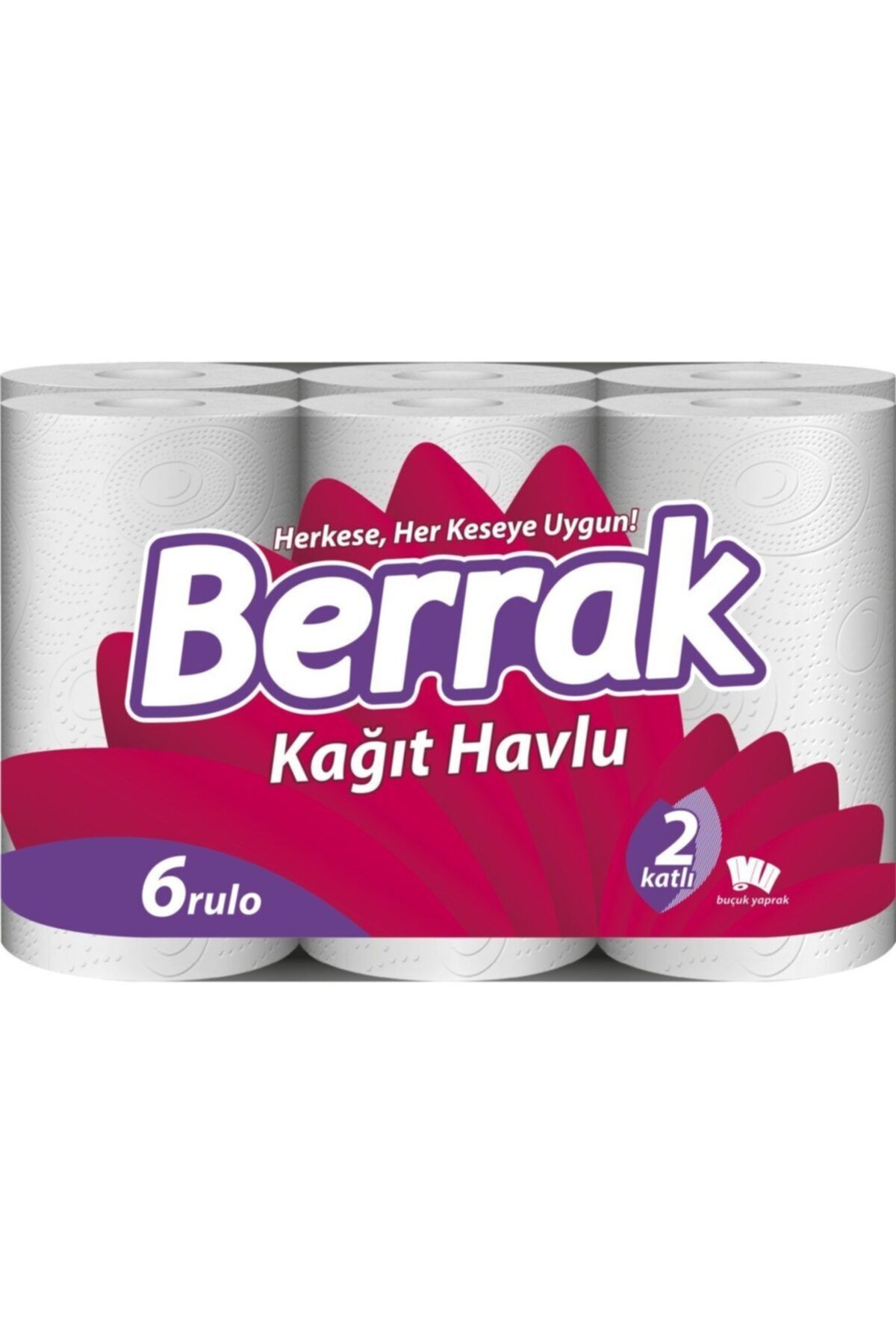 Berrak 6'lı Havlu Kağıt x 4 Paket 24 Rulo