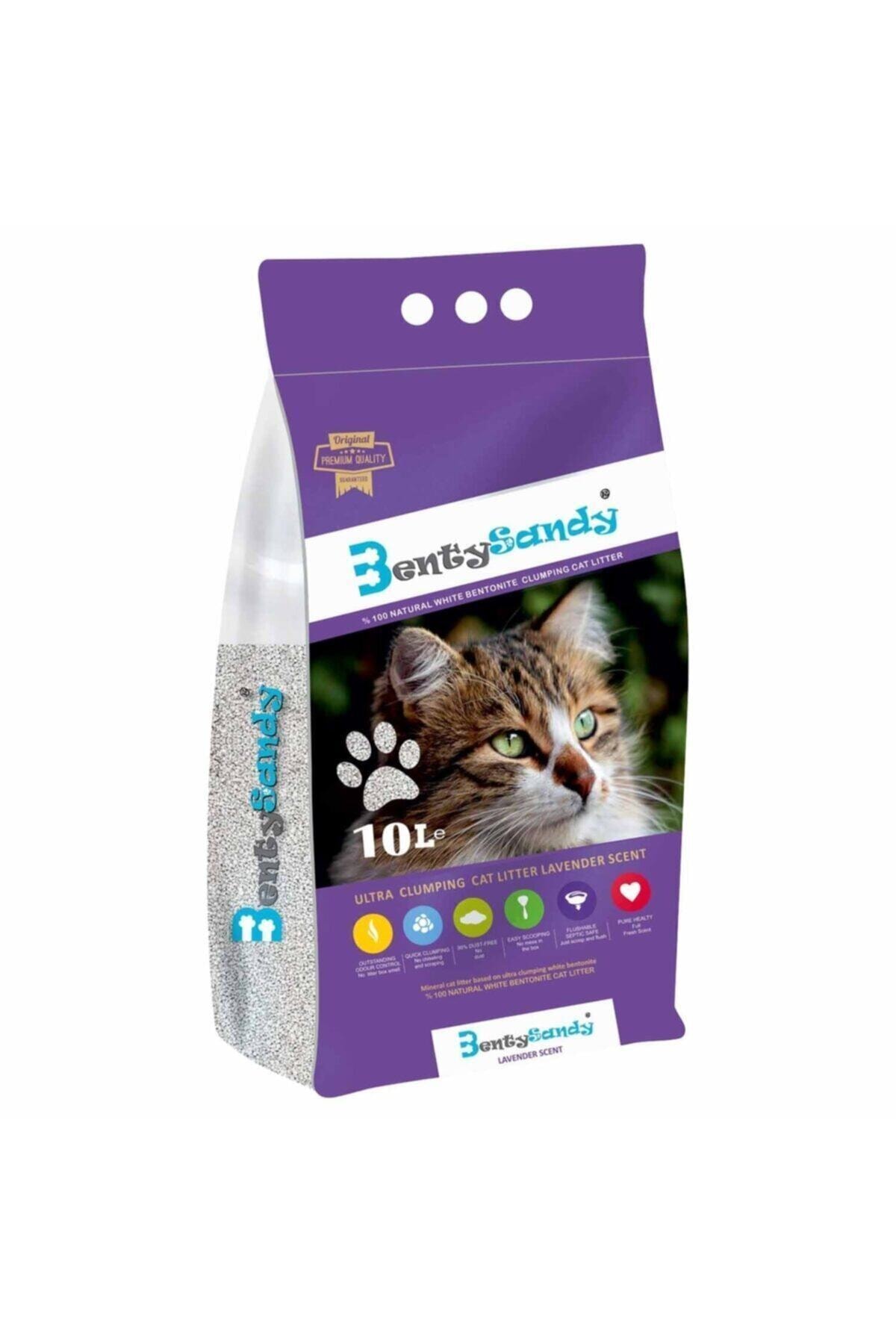 BentySandy Benty Sandy 10litre Ince Kedi Kumu Lavanta Kokulu 2adet
