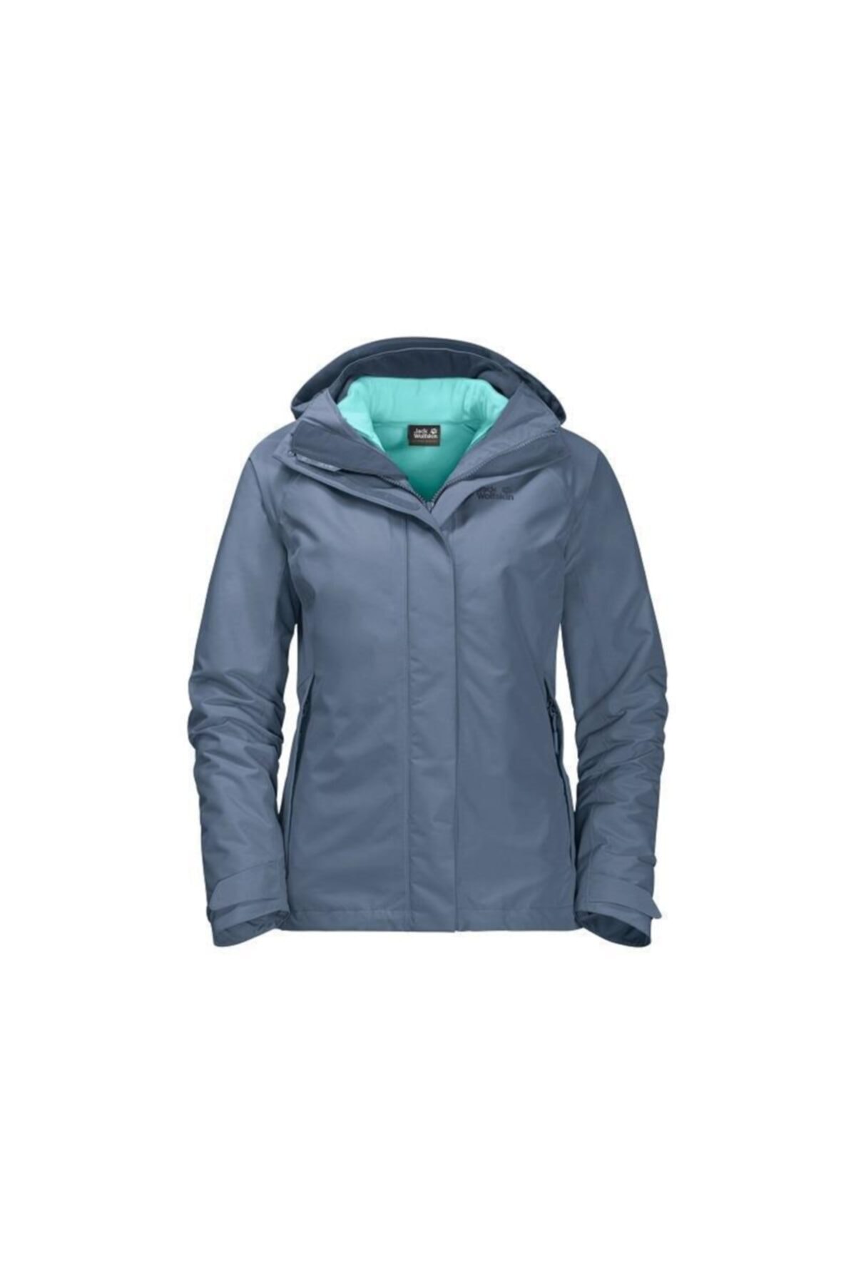 Jack Wolfskin Iceland Voyage 3in1 Kadın Outdoor Montu Mavi