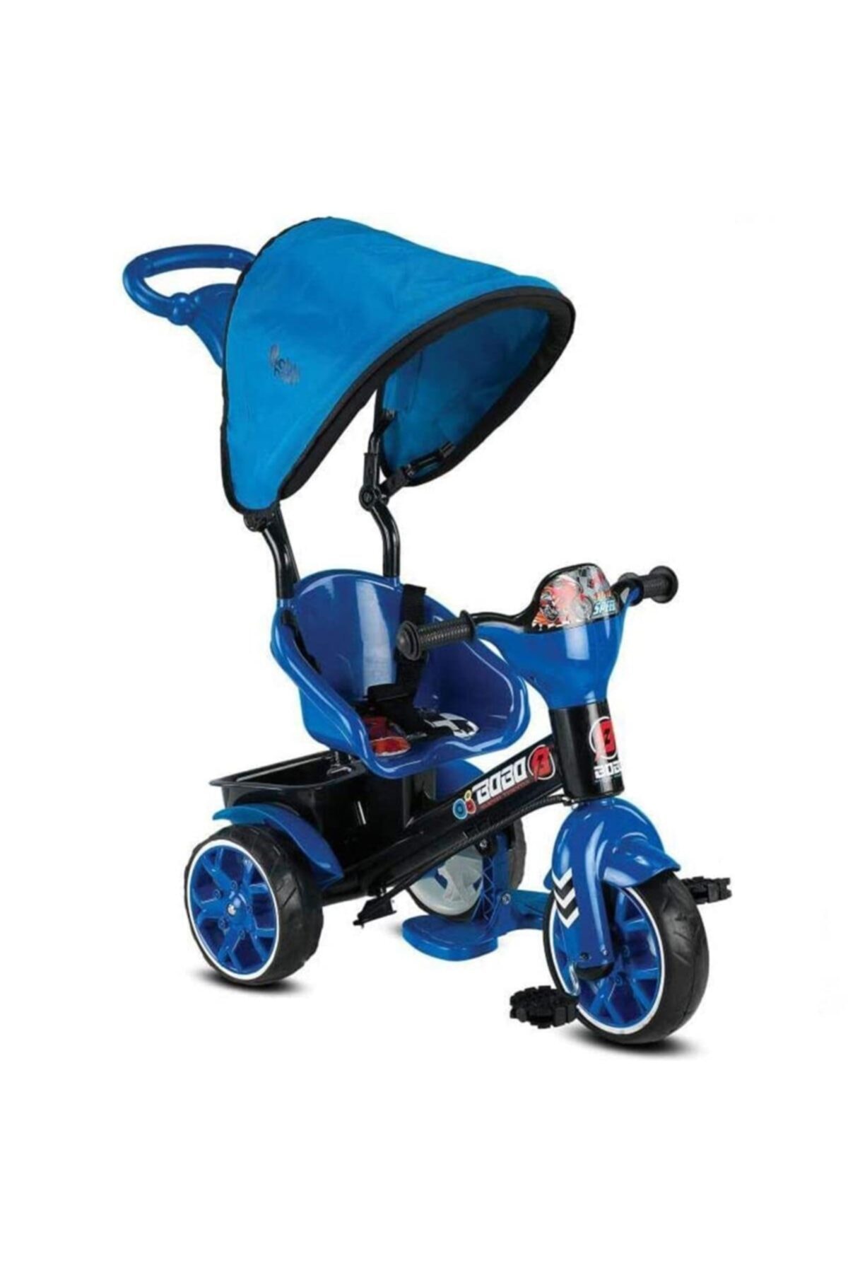 BabyHope Bobo Speed Tenteli Bisiklet Mavi