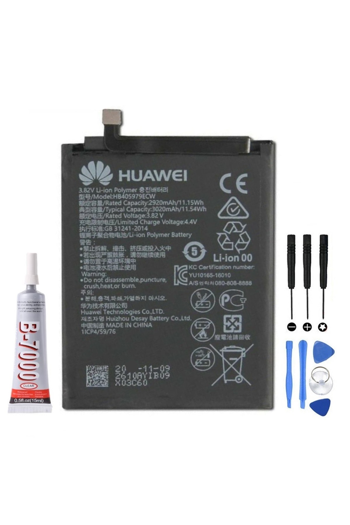 TURANTECH Tam Orjinal Huaweı Y6 2019 Mrd-lx1 Pil Batarya Hb405979ecw 3020 Mah Yeni Tarihli Garantili Ürün