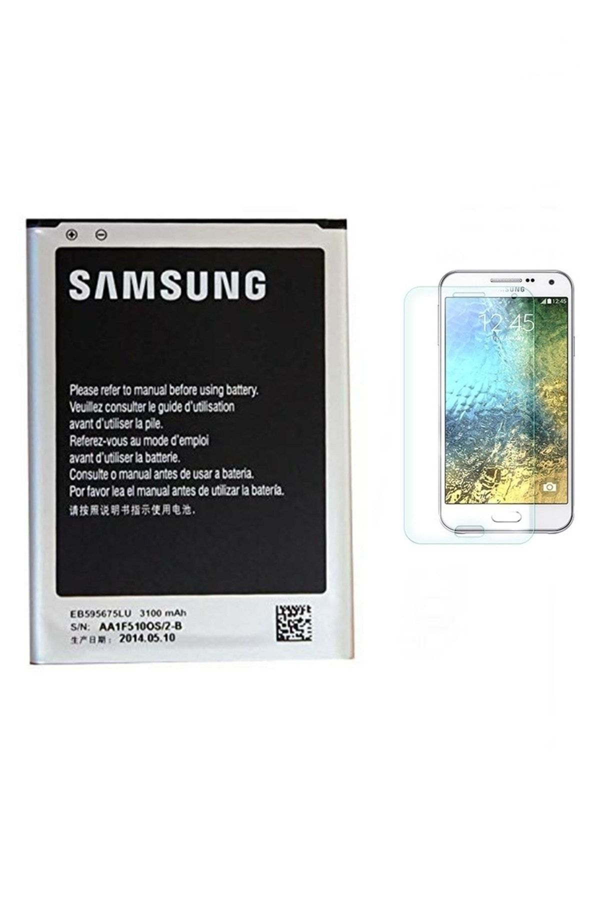 TURANTECH Tam Orjinal Samsung Galaxy Note 2 N7100f Eb595675lu Pil Batarya Yeni Tarihli Garantili Ürün