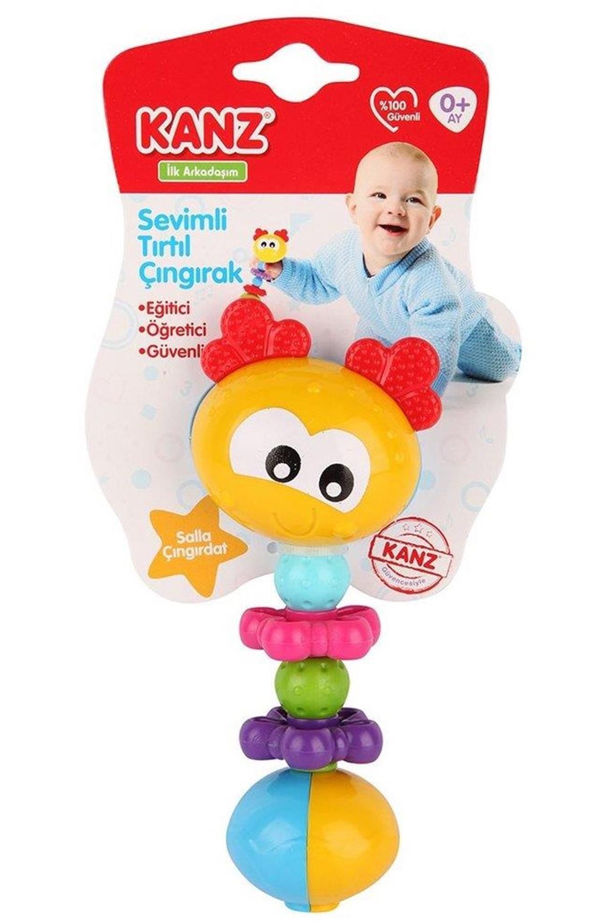 Kanz /Enfal Oyuncak 30768 Kanz Sevimli Tırtıl Çıngırak +0 Ay