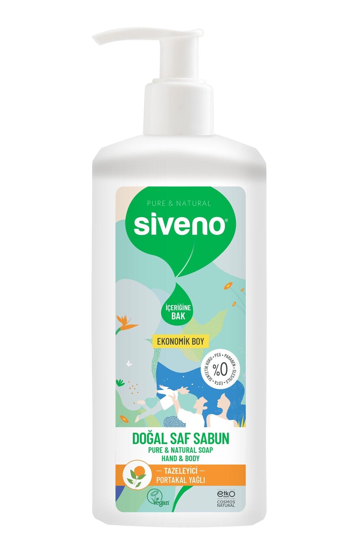 Siveno Lavanta Yağlı Doğal Sıvı Sabun 1 Lt
