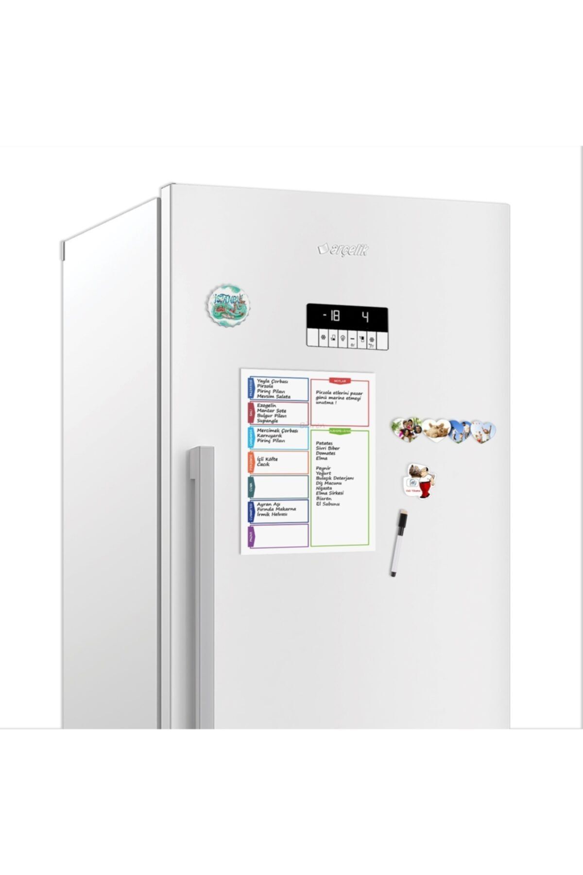 Biaren Haftalık Magnet Planlayıcı A4 (21cm*30cm) (ingilizce)