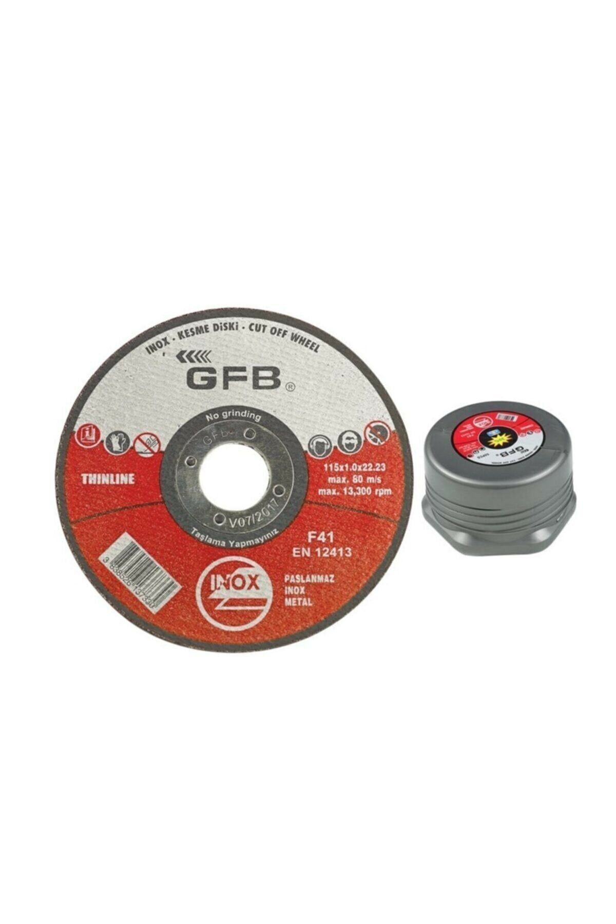 GFB Inox Kesici Taş 25 Adet 115 X 1,0 X 22,23-2350a