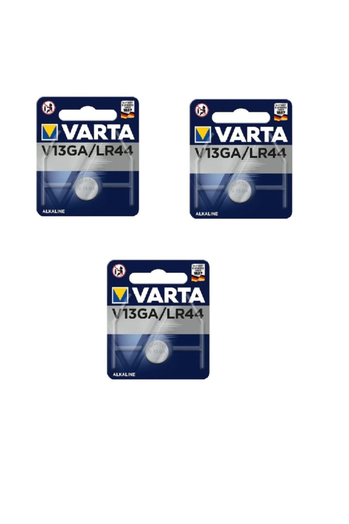 Varta Yassı Pil Elektronik Küçük V13ga/lr44 3 Adet