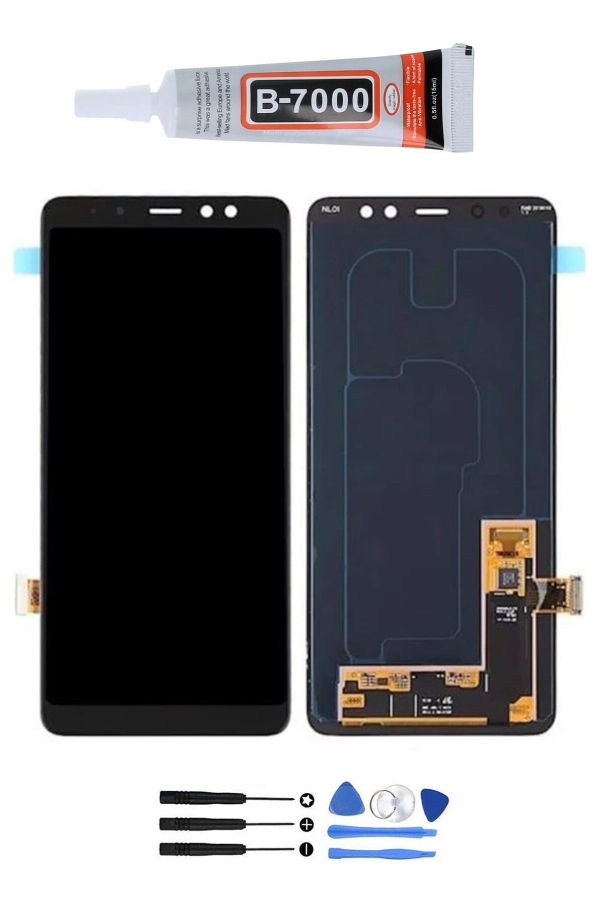 TURANTECH Samsung Galaxy A8 Plus Sm-a730 Lcd Ekran Dokunmatik Full Revize Orjinal Tamir Seti Hediyeli