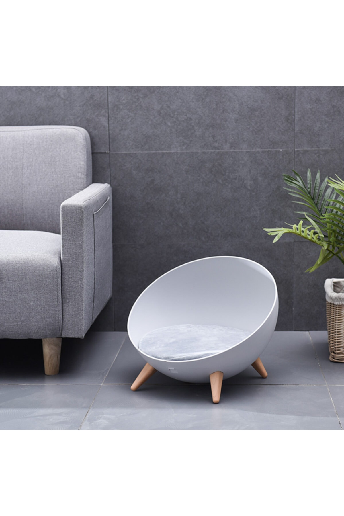 onxblue Mikopet Deluxe Kedi Yatağı-naturel Ayak
