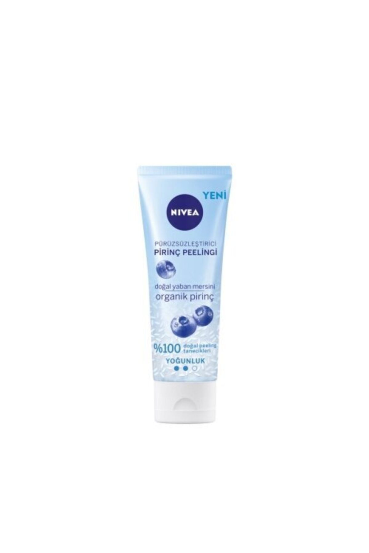 Nivea Pürüzsüzleştirici Organik Pirinç Peelingi Doğal Yaban Mersini Normal Cilt 75 Ml