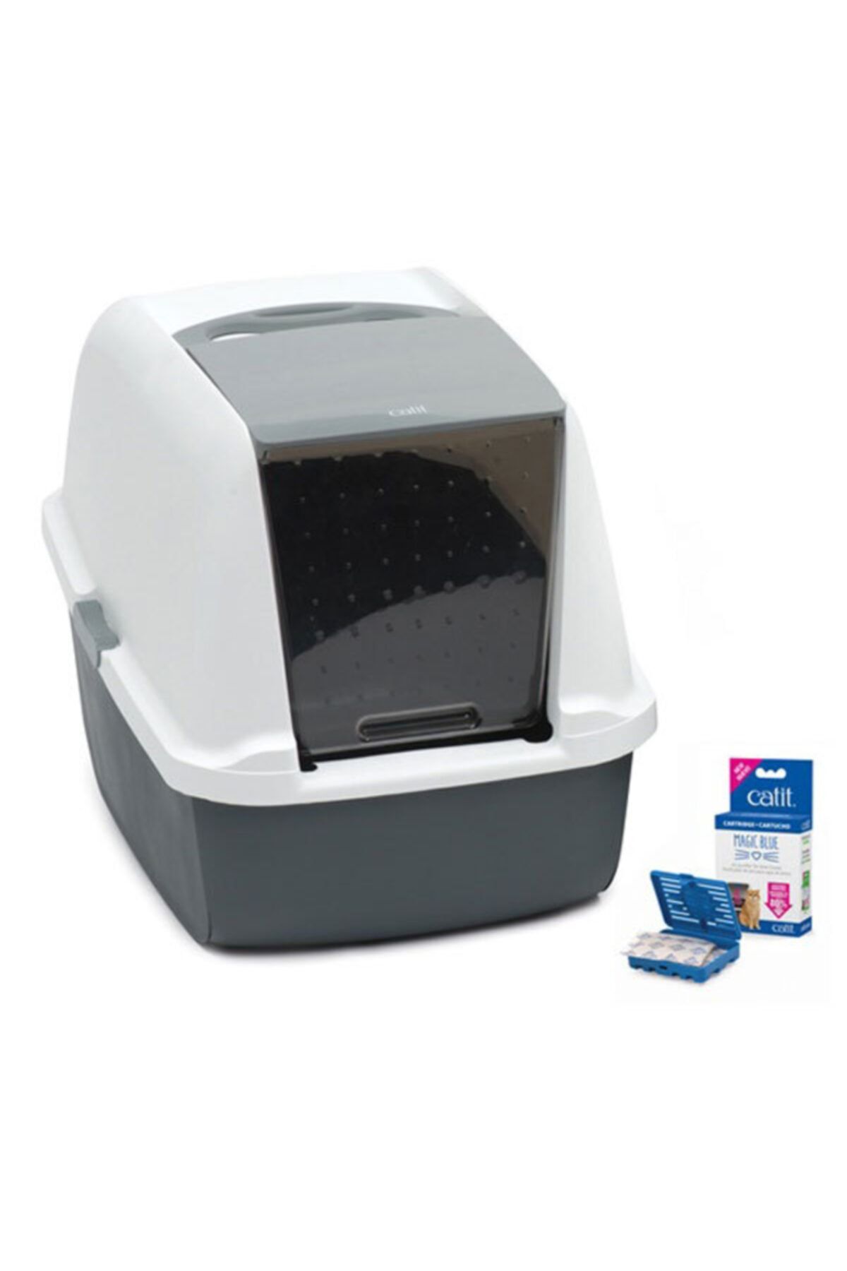 Durbuldum Catit Magic Blue Litter Box Regular 57x46,5x39 Cm