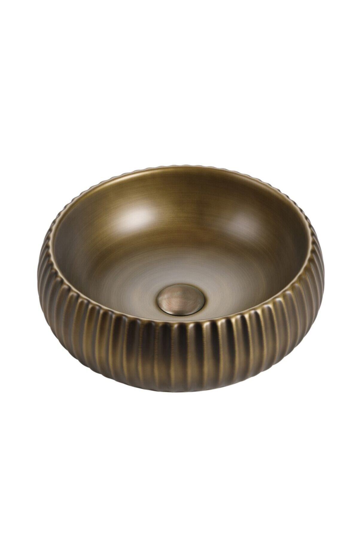 LENA E-4161c Tezgah Üstü Porselen Lavabo