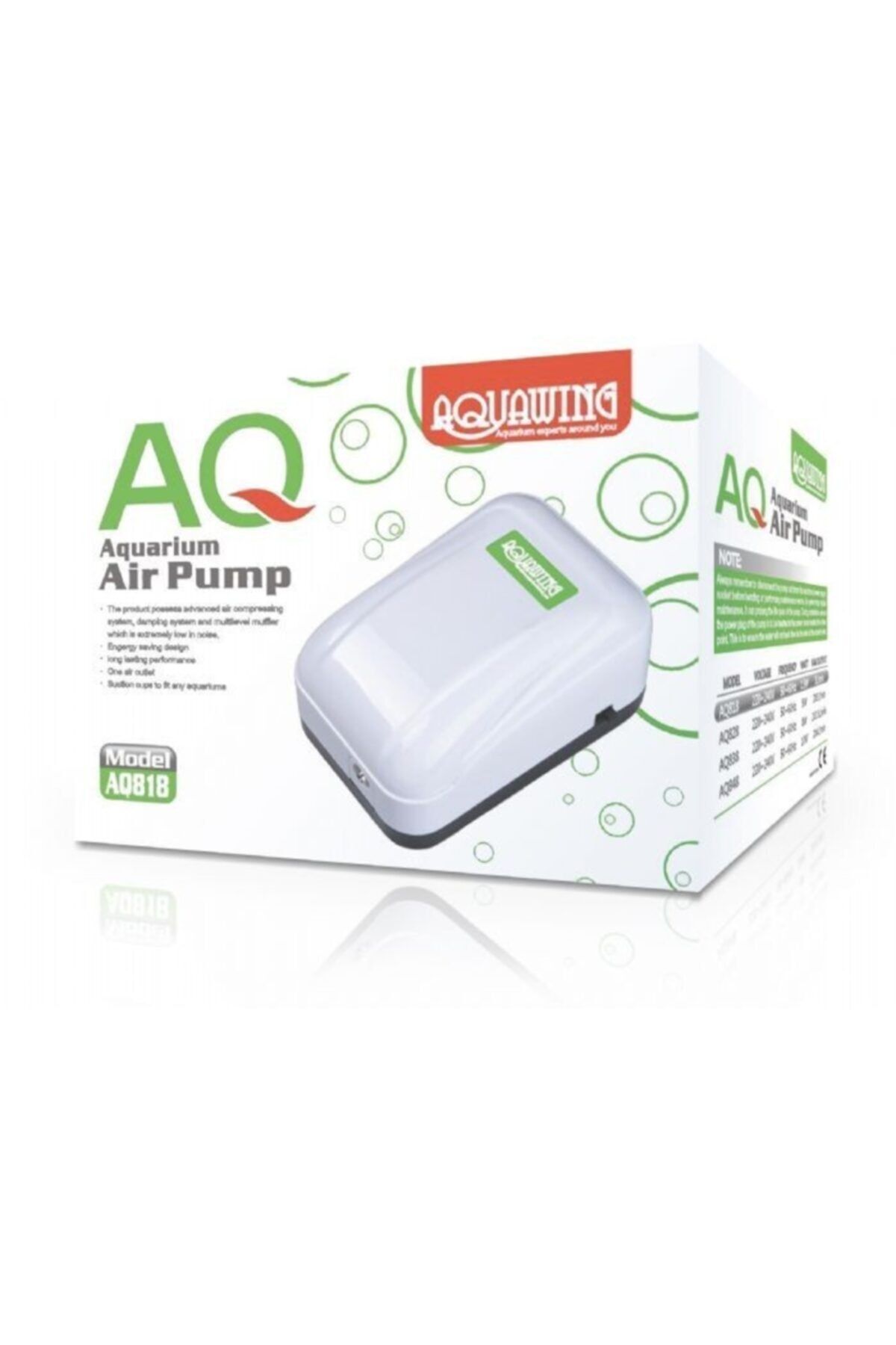 Aquawing Aq818 2.5w 3lt/dk. Tek Çıkışlı Akvaryum Hava Motoru