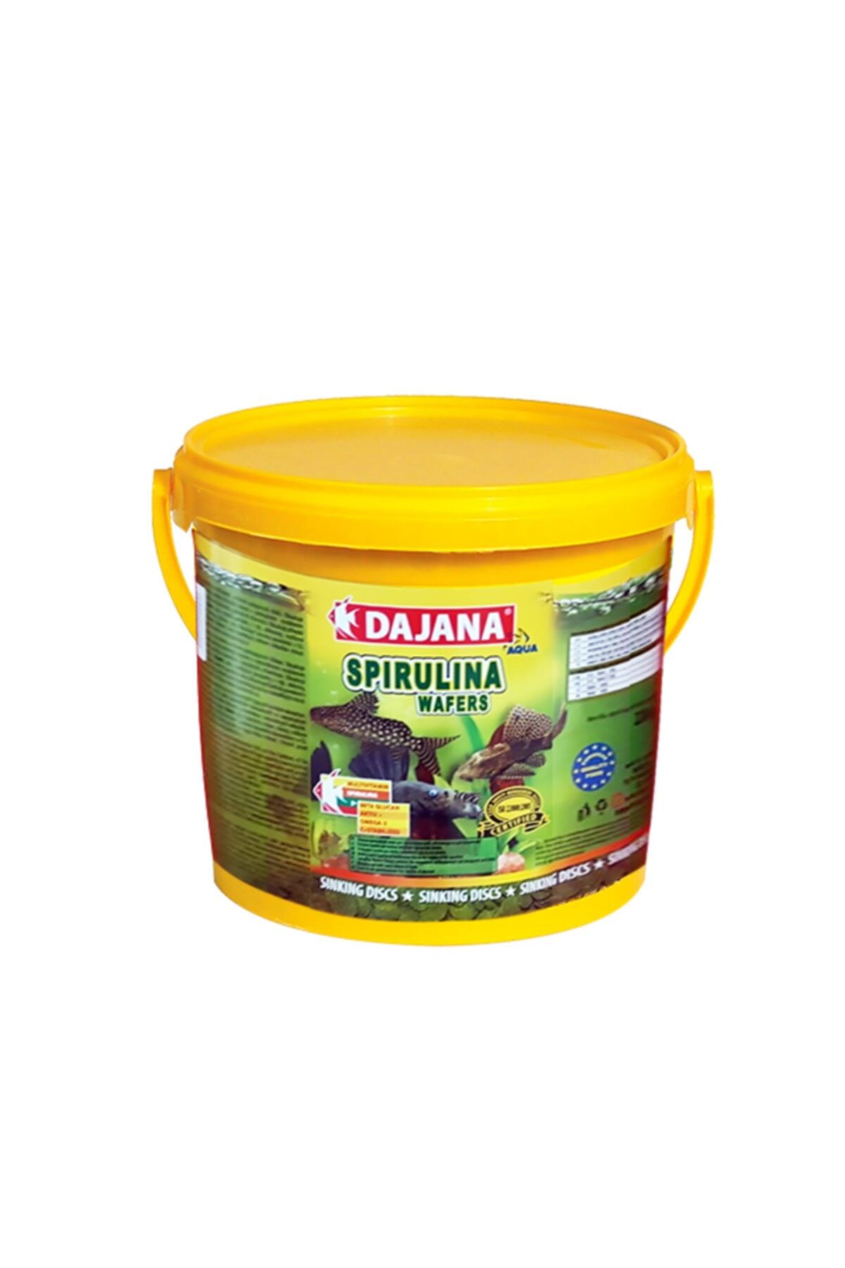 Durbuldum Dajana Spirulina Wafers Yem Kova 5000 Ml 2200 Gr