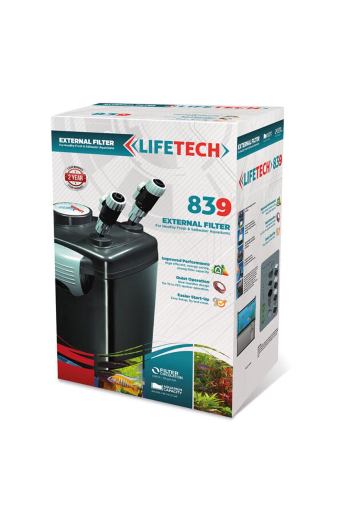 Durbuldum Life Tech Dış Filtre Siyah Kova Içi Dolu 1500 Lh