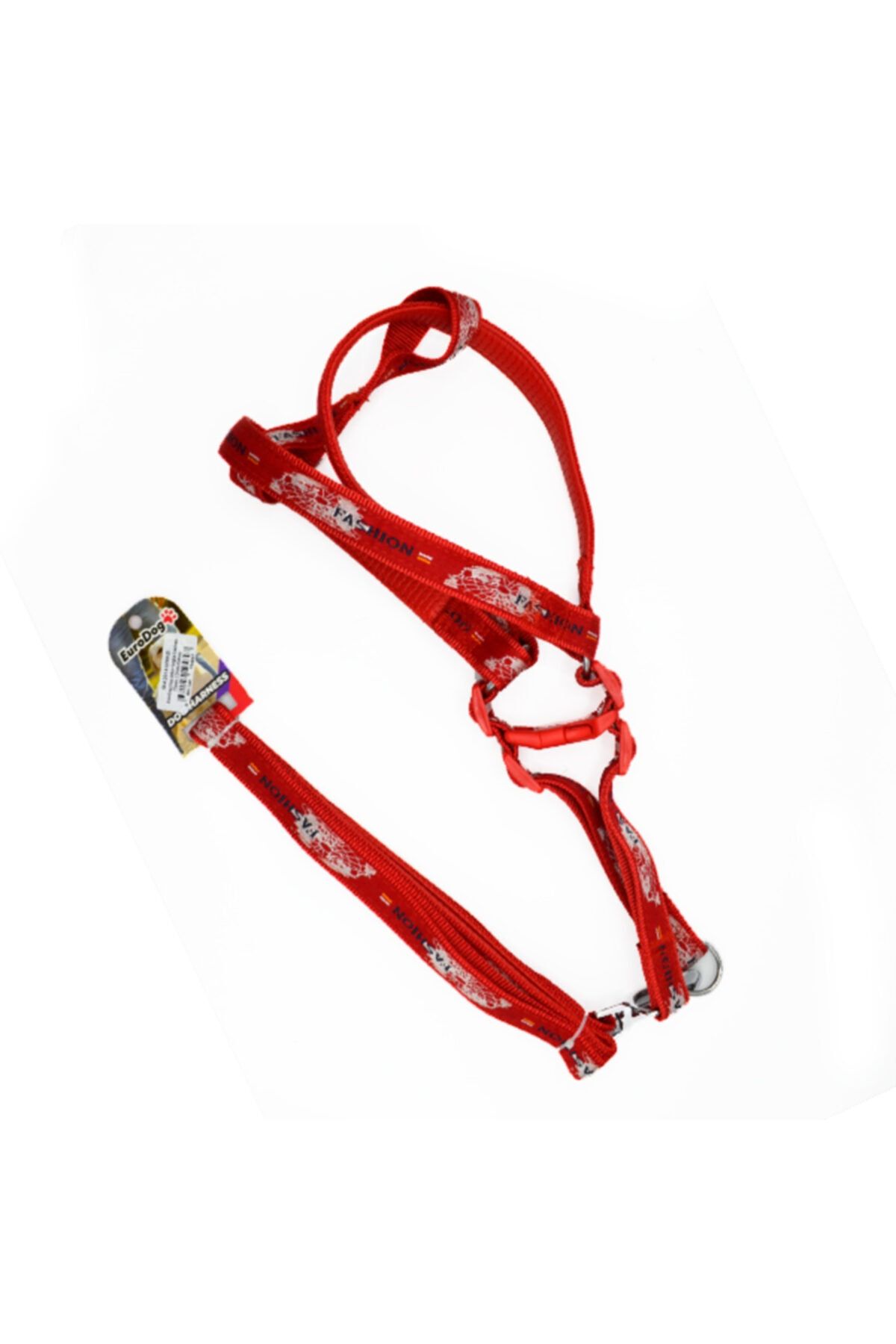 Durbuldum Eurodog Köp.uztm+göğüs Tasması 25mm 120cm Kırmızı