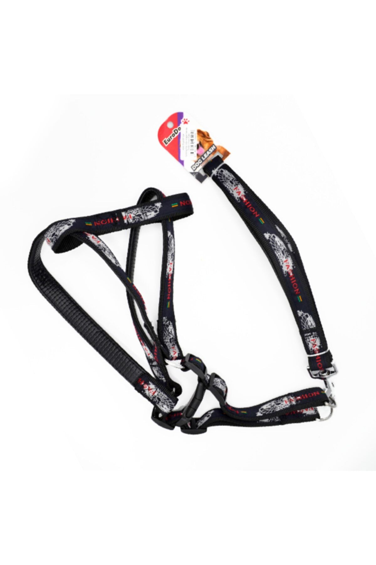 Durbuldum Eurodog Köp.uztm+göğüs Tasması 25mm 120cm Siyah