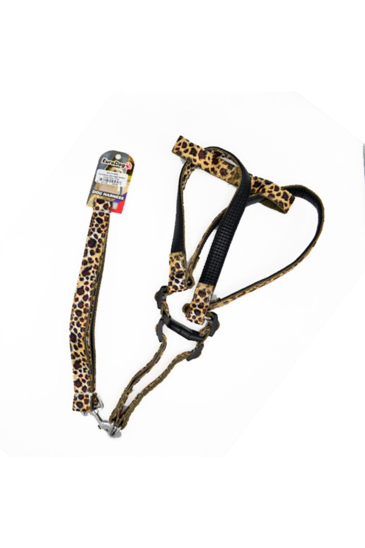 Durbuldum Eurodog Köp.uztm+göğüs Tasması Leopar 25mm 120cm