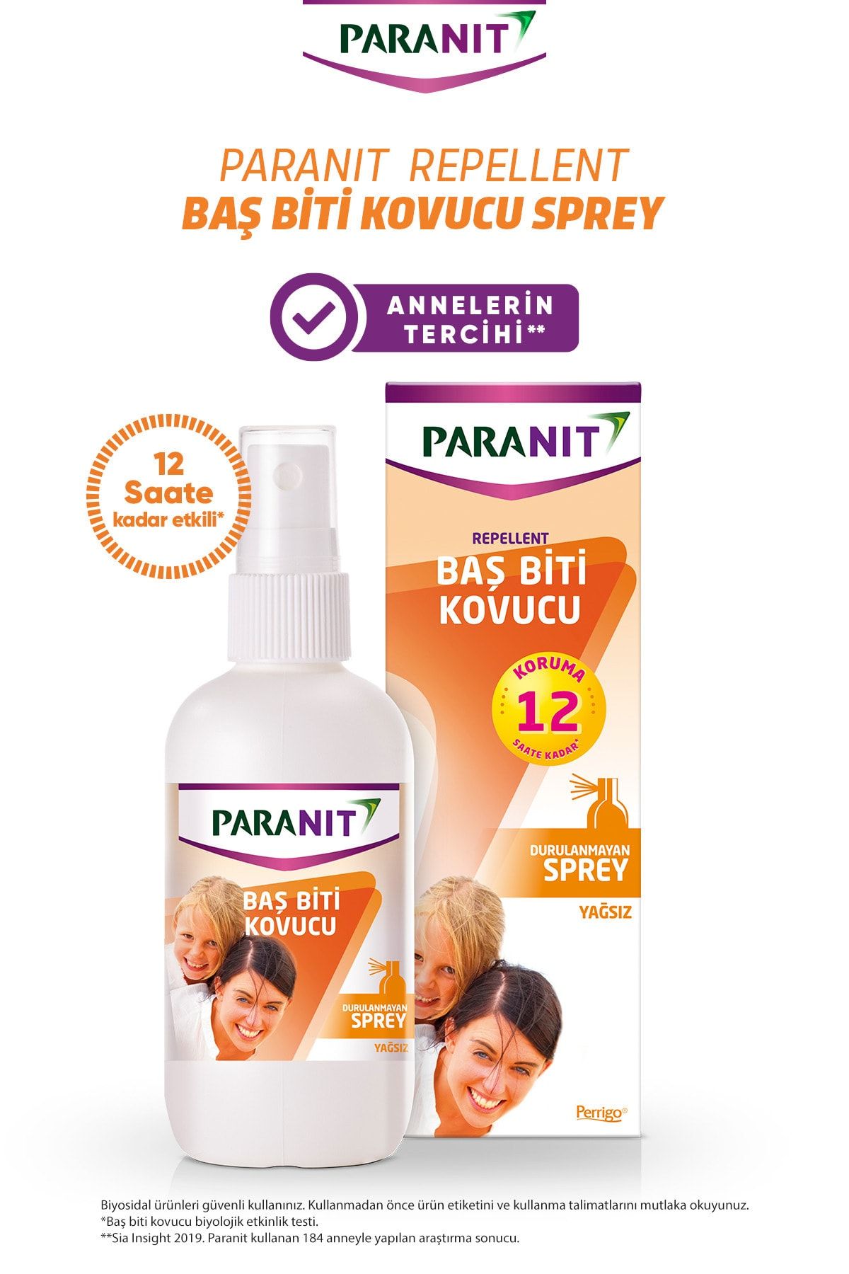 Paranit Baş Biti Kovucu Sprey 100ml