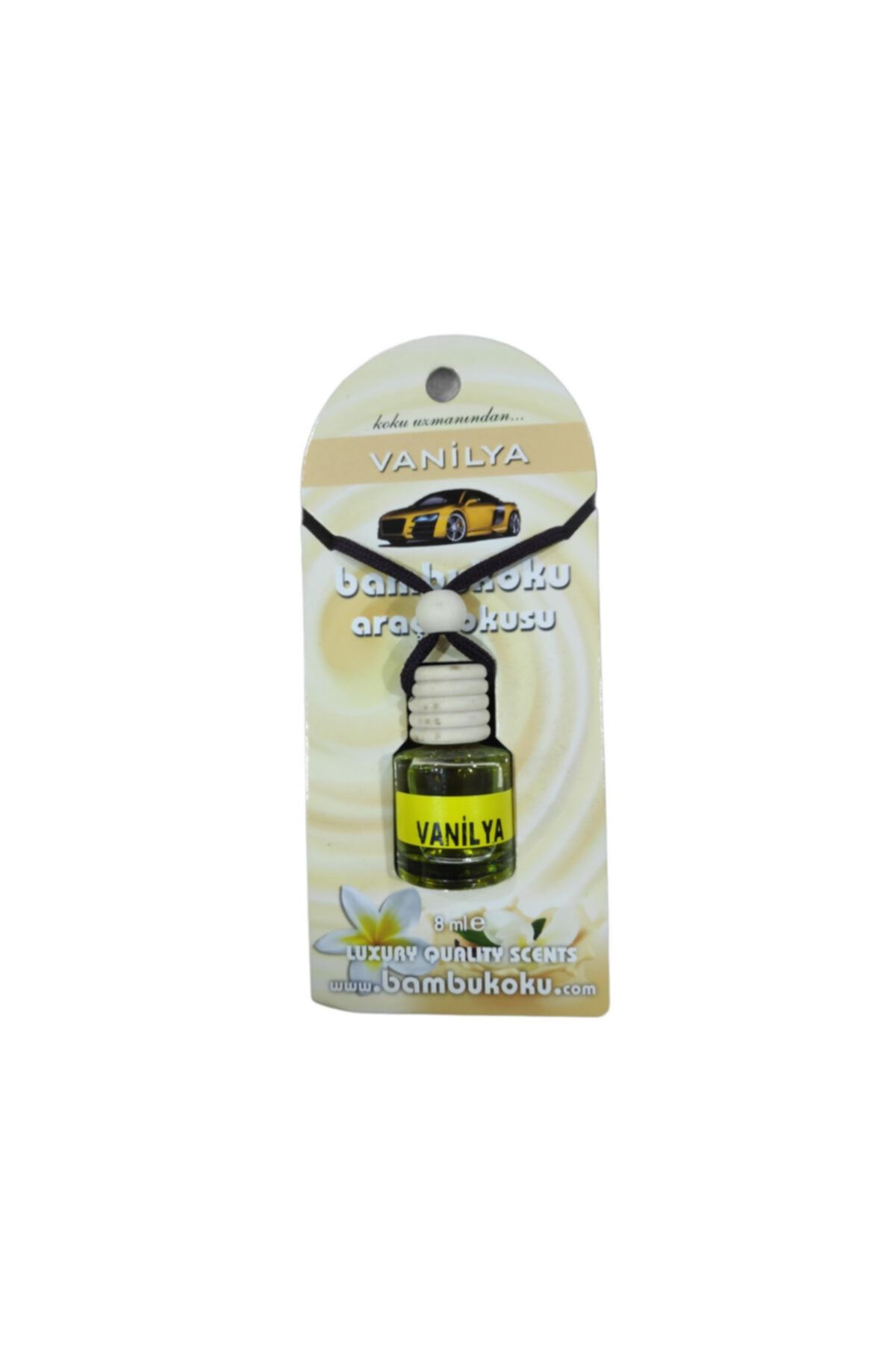 BAYPACK Oto Araç Kokusu Araba Parfümü 8 Ml Vanilya